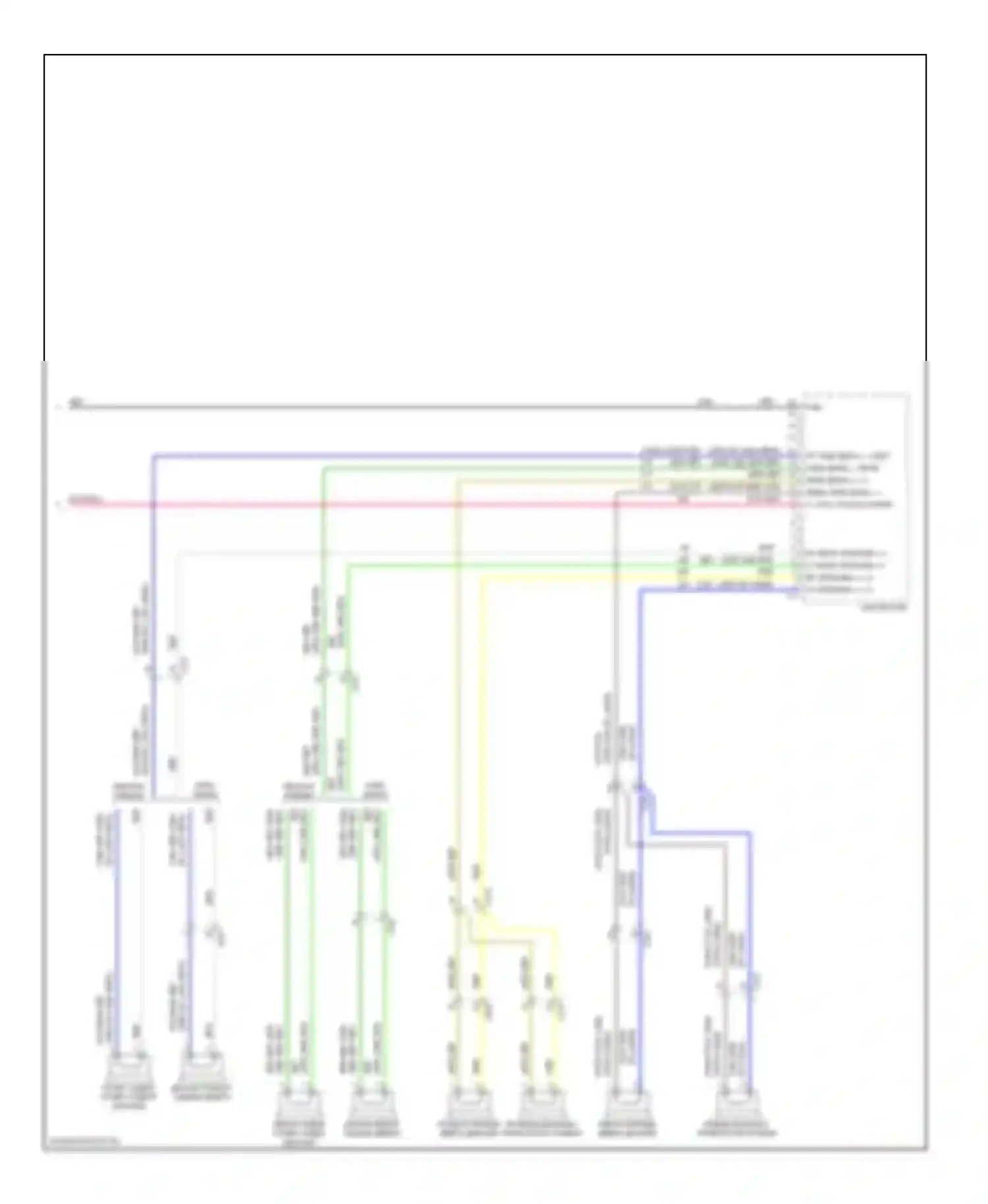 Silverado Chevrolet GMT K2XX (2013-2015): Электросхема магнитолы, без навигации (3 из 3) 