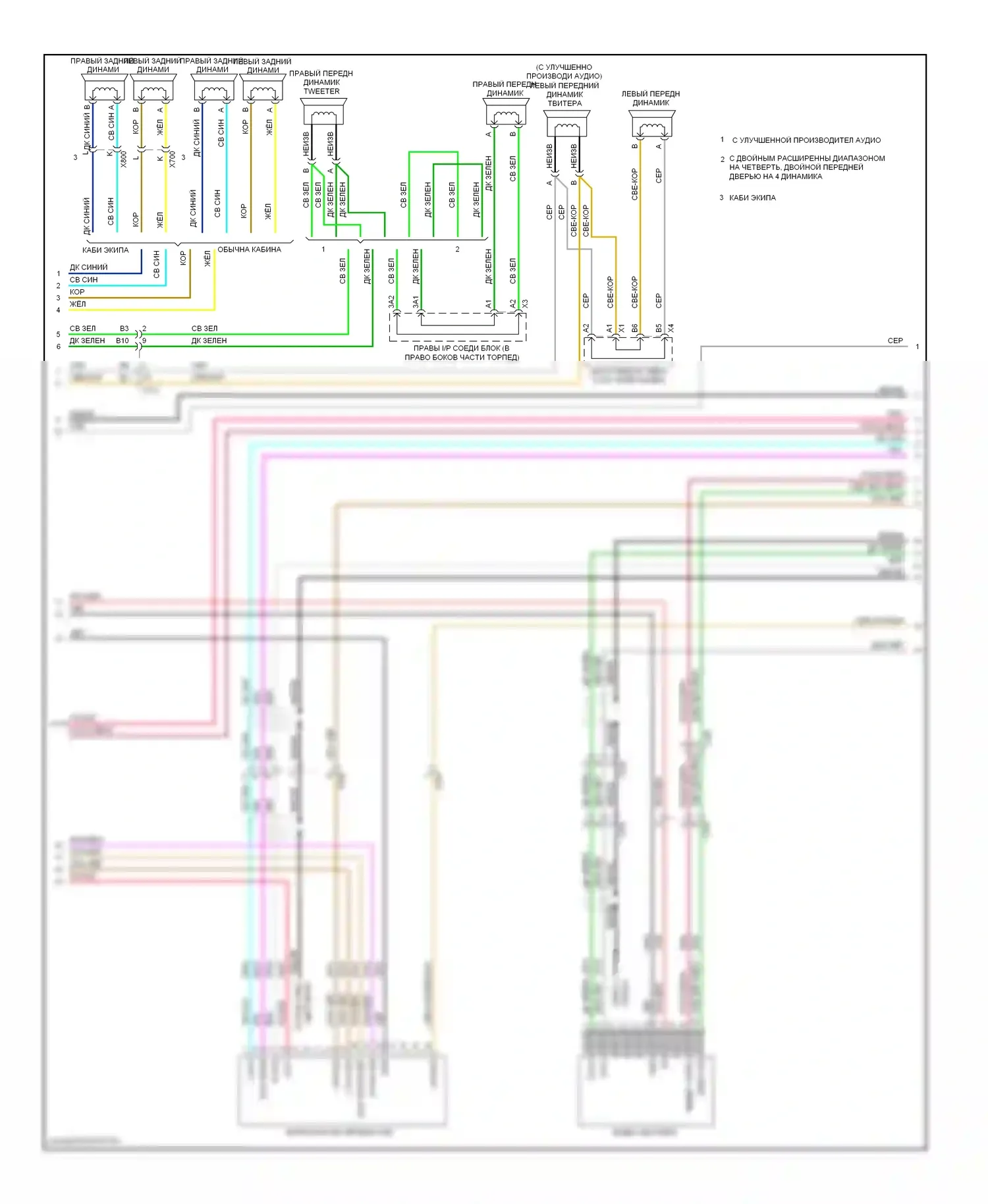 Silverado Chevrolet GMT K2XX (2013-2015): Электросхема навигации, с uys, без y91 и uqa (4 из 5) 