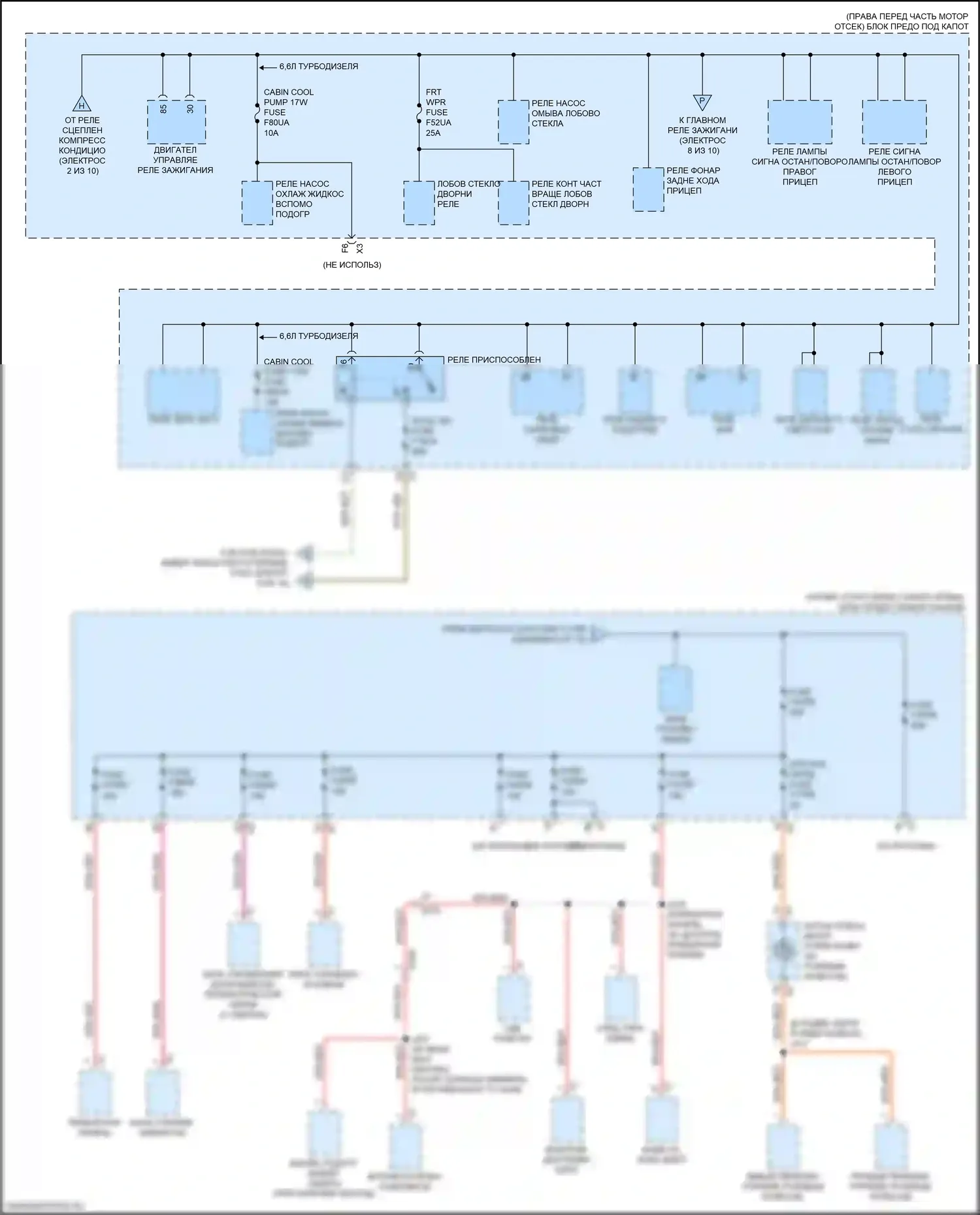 Silverado Chevrolet T1XX (2019-2022): Электросхема блока предохранителей реле (7 из 10) 