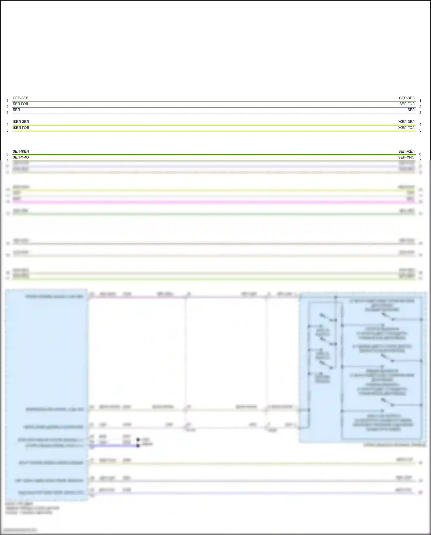 Silverado Chevrolet T1XX (2019-2022): Электросхема акпп, 10 скоростей (3 из 4) 