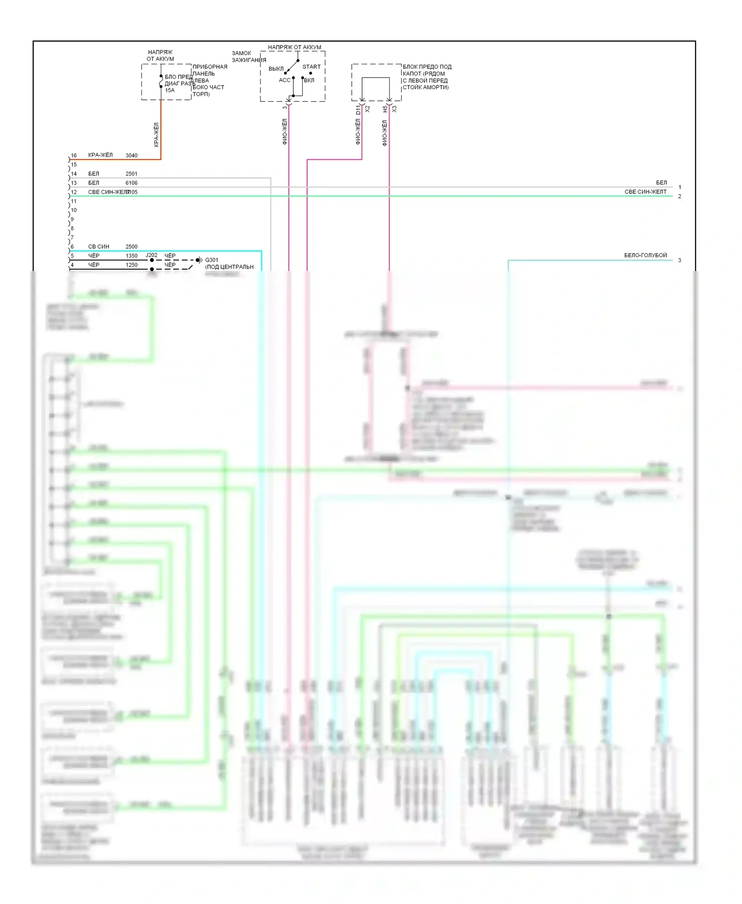 Sonic Chevrolet I (2011-2016): Can шина электросхема (1 из 2) 