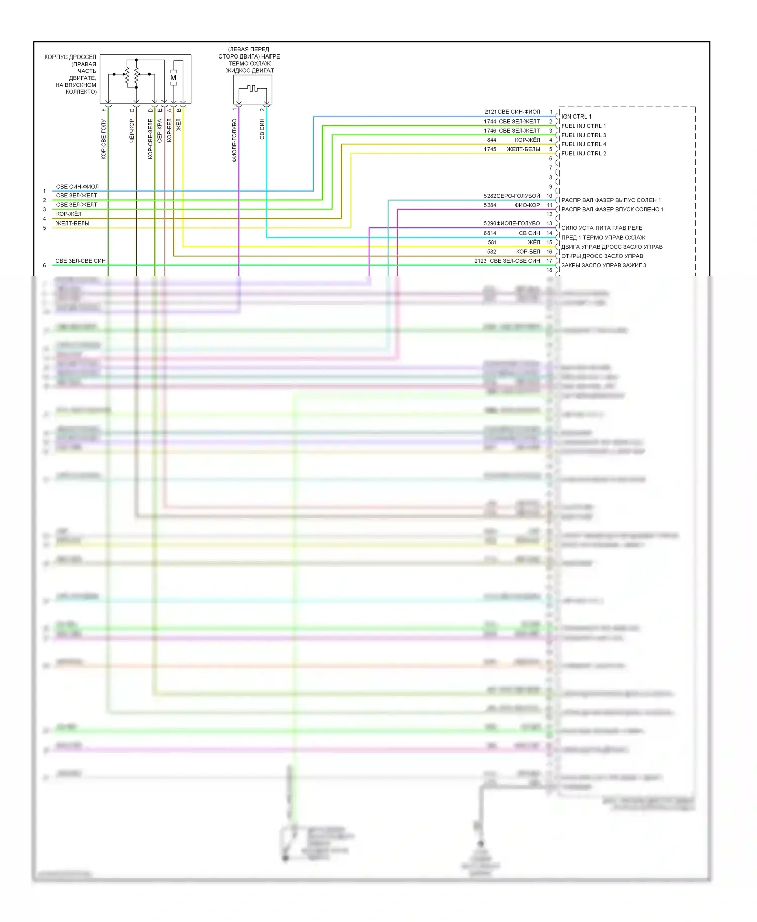 Sonic Chevrolet I (2011-2016): Электросхема двигателя 1.4l vin b (6 из 6) 