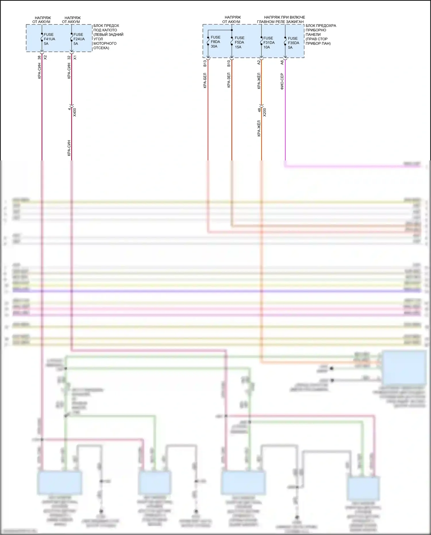 Spark Chevrolet M400 (2015-2024): Электросхема с защитой от взлома, с пассивным вводом без ключа (3 из 4) 