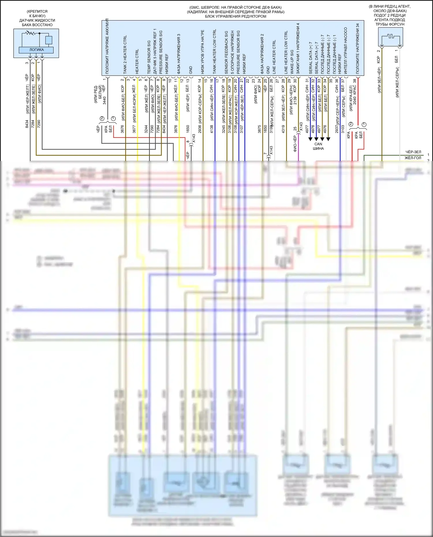 Suburban Chevrolet XIII (2020-2024): Электросхема двигателя 3.0l vin t (8 из 9) 