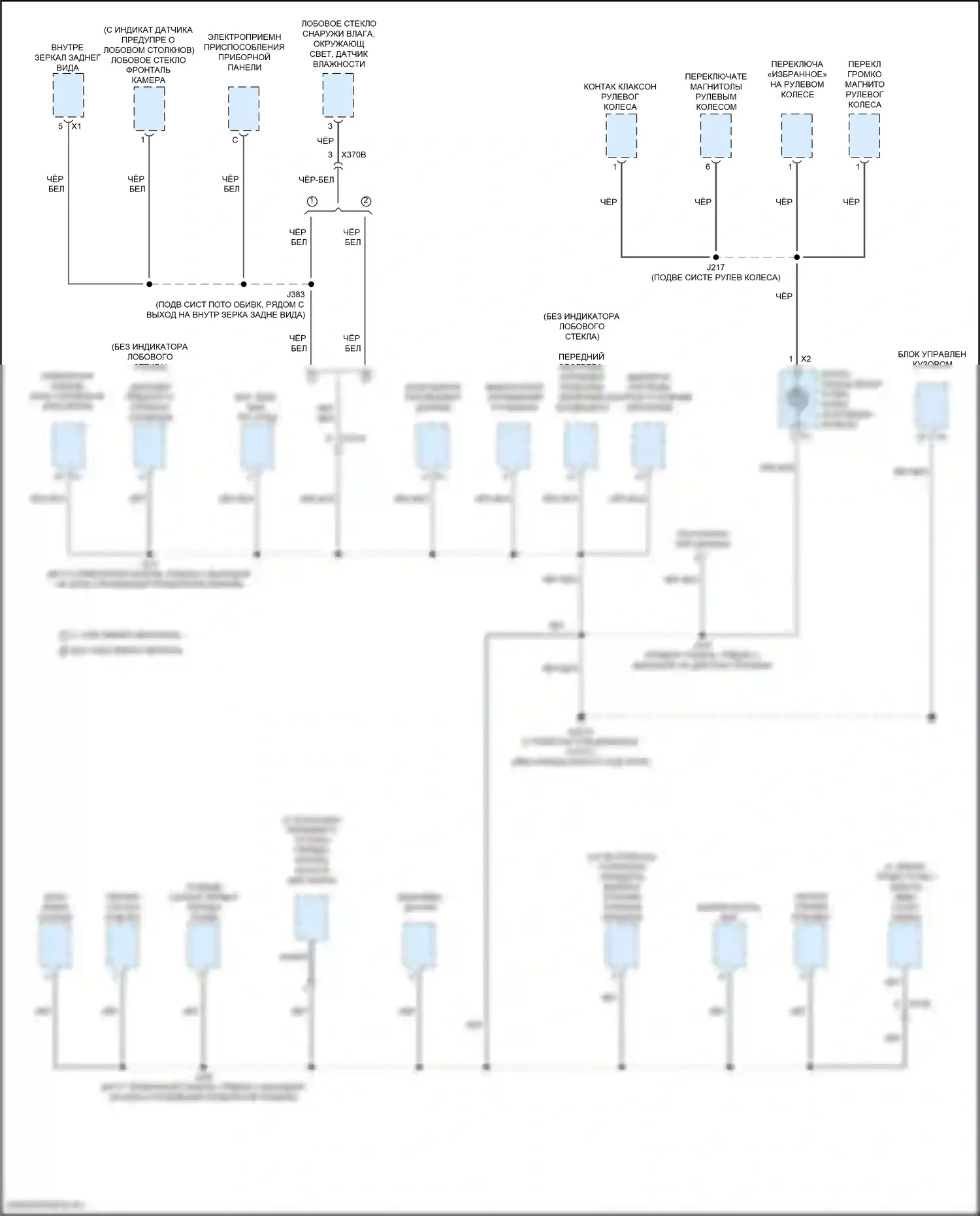 Suburban Chevrolet XIII (2020-2024): Электросхема разводки массы (5 из 11) 