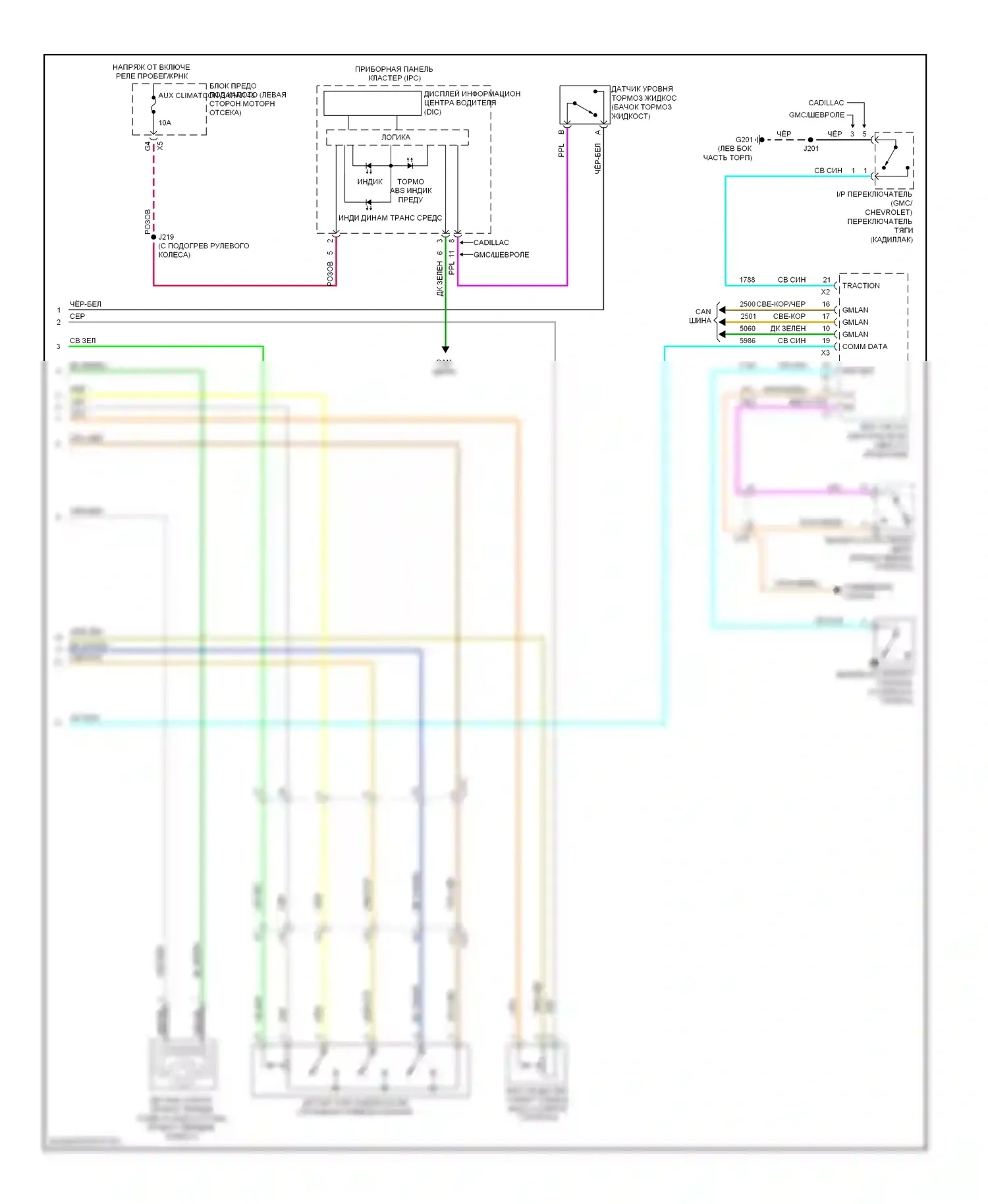 Tahoe Chevrolet III (2006-2014): Антиблокировочная электросхема тормозов, с jd9 (2 из 2) 