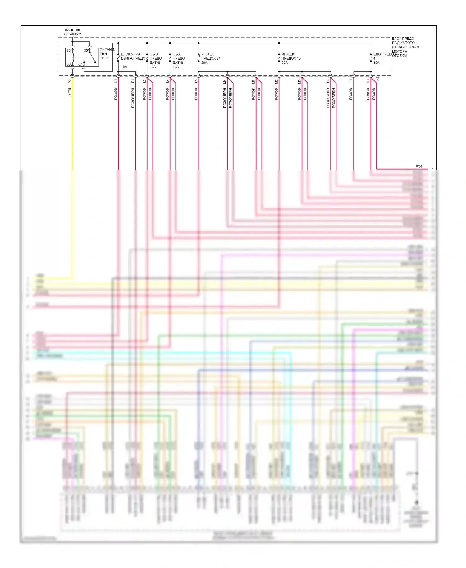 Tahoe Chevrolet III (2006-2014): Электросхема двигателя 6.0l vin j, электросхема органов управления двигателем (4 из 6) 