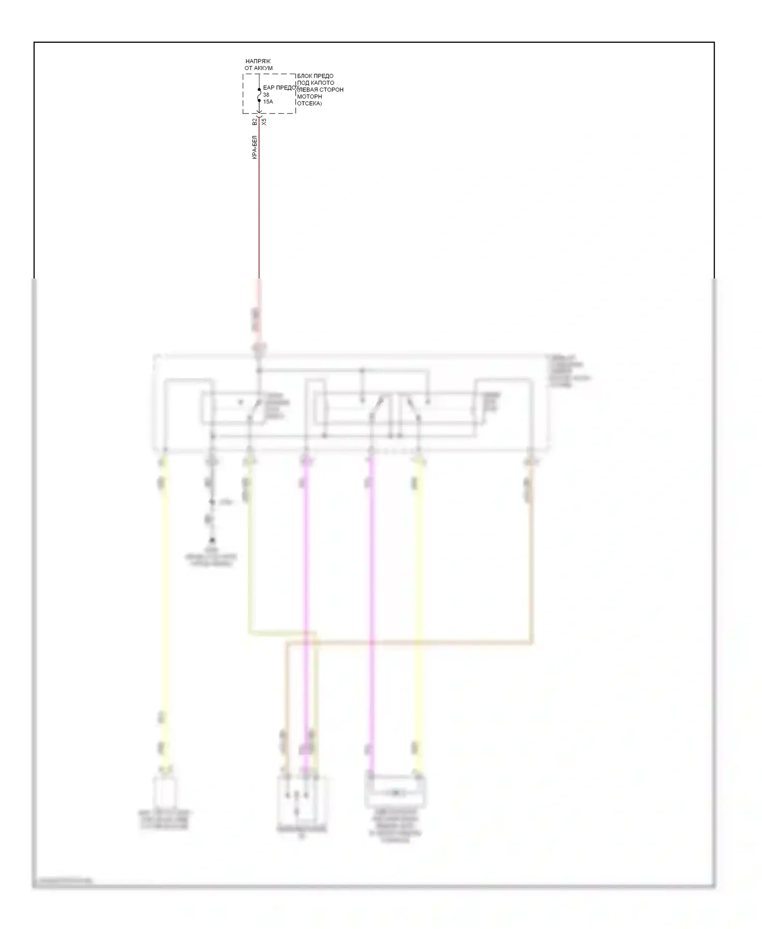 Tahoe Chevrolet III (2006-2014): Электросхема регулируемой педали 
