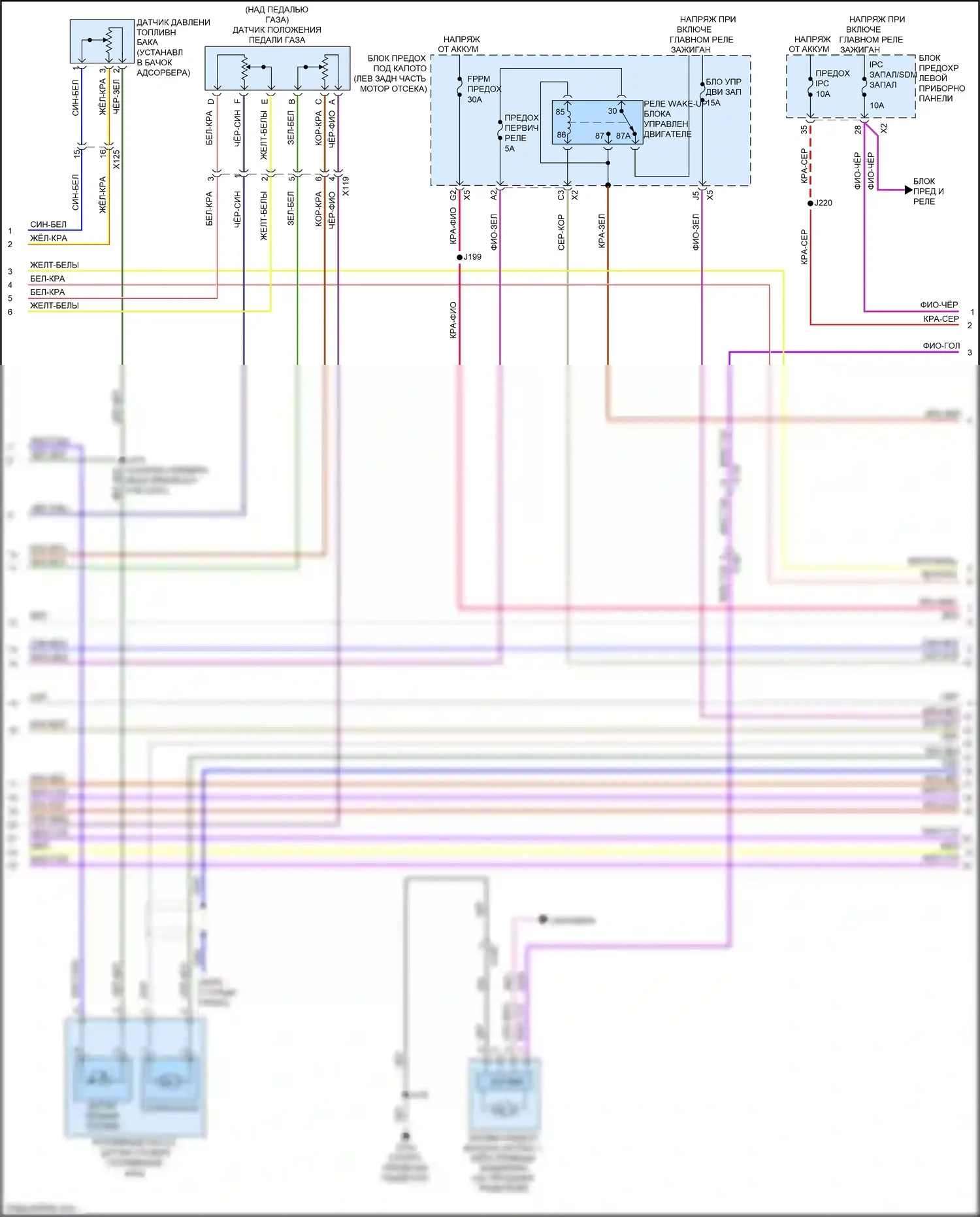 Tahoe Chevrolet IV (2014-2021): Электросхема двигателя 5.3l vin c (2 из 8) 