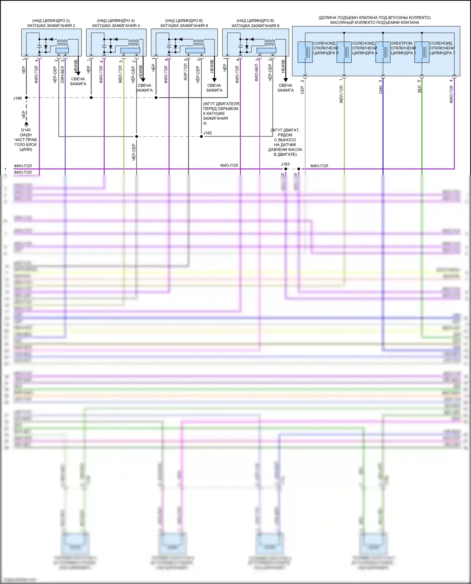 Tahoe Chevrolet IV (2014-2021): Электросхема двигателя 5.3l vin c (5 из 8) 
