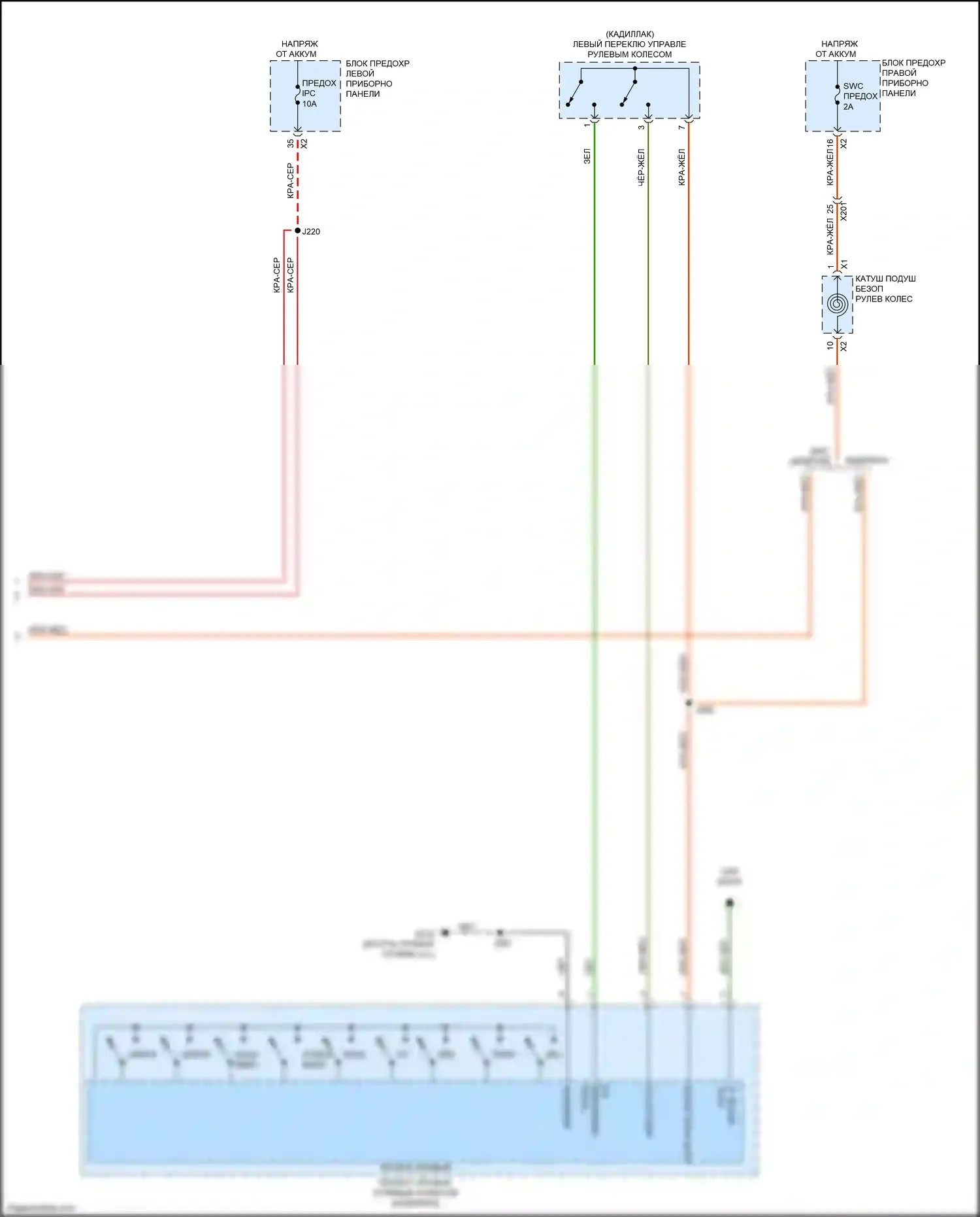 Tahoe Chevrolet IV (2014-2021): Электросхема навигации, базовой (6 из 6) 