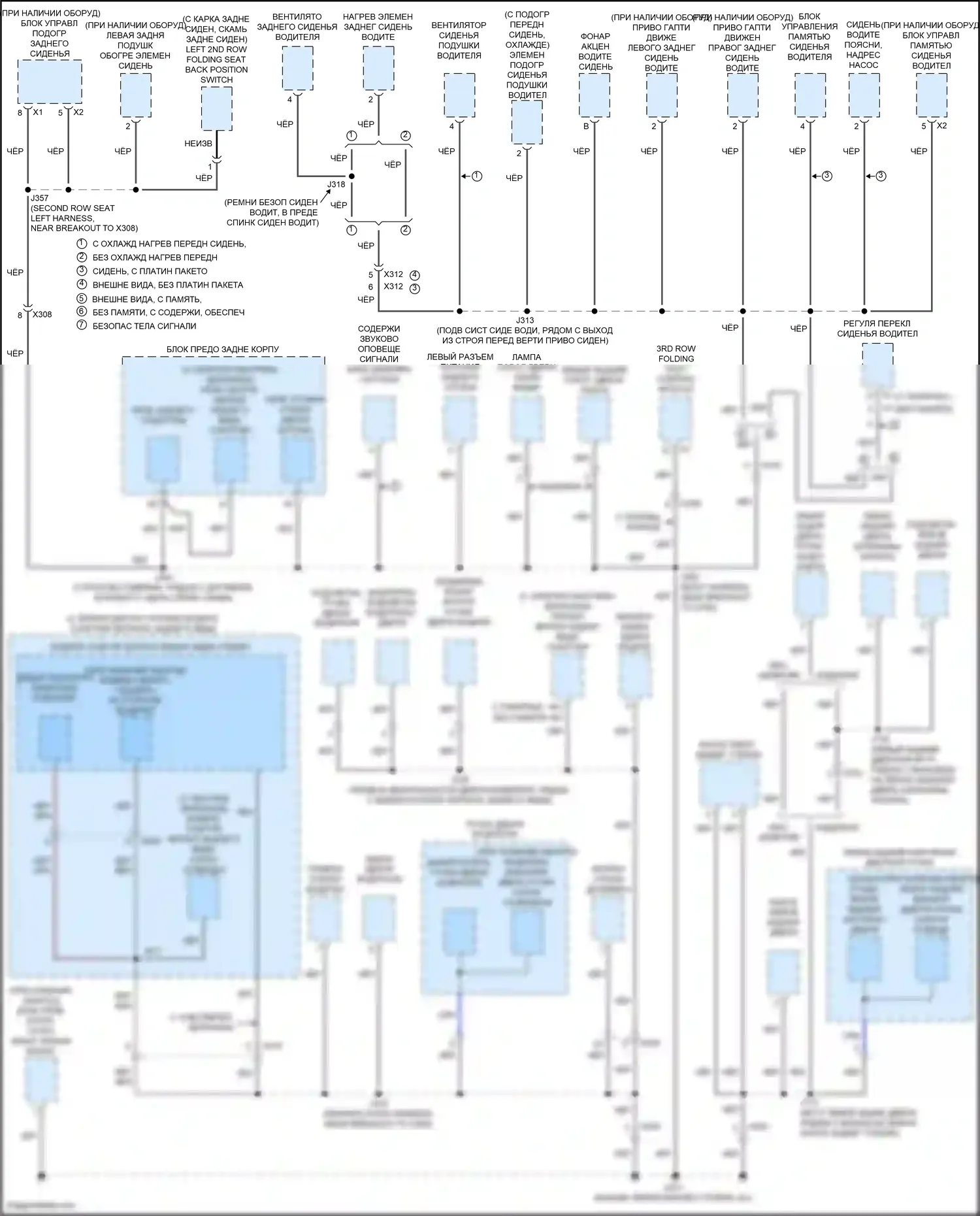 Tahoe Chevrolet IV (2014-2021): Электросхема распределения массы (7 из 12) 