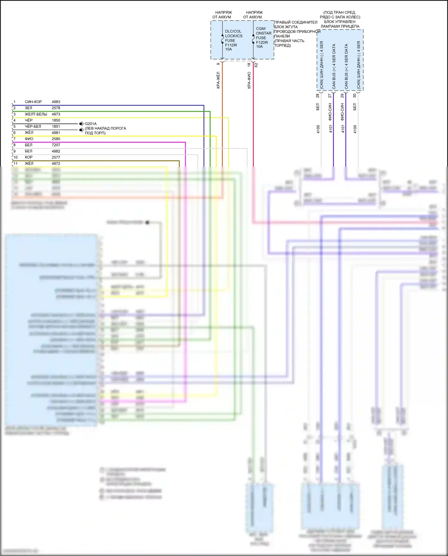 Tahoe Chevrolet V (2021-2024): Can шина электросхема (1 из 12) 