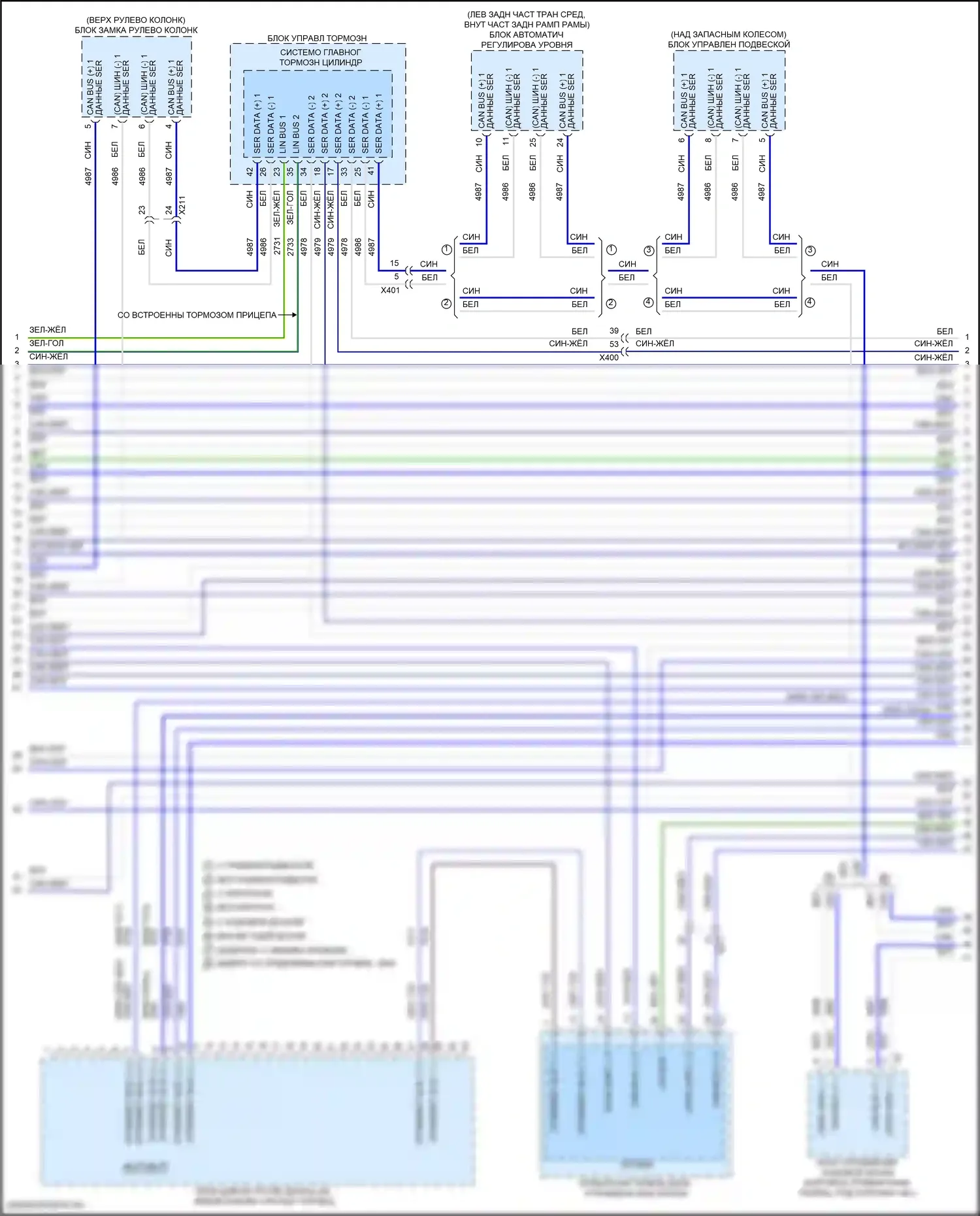 Tahoe Chevrolet V (2021-2024): Can шина электросхема (6 из 12) 