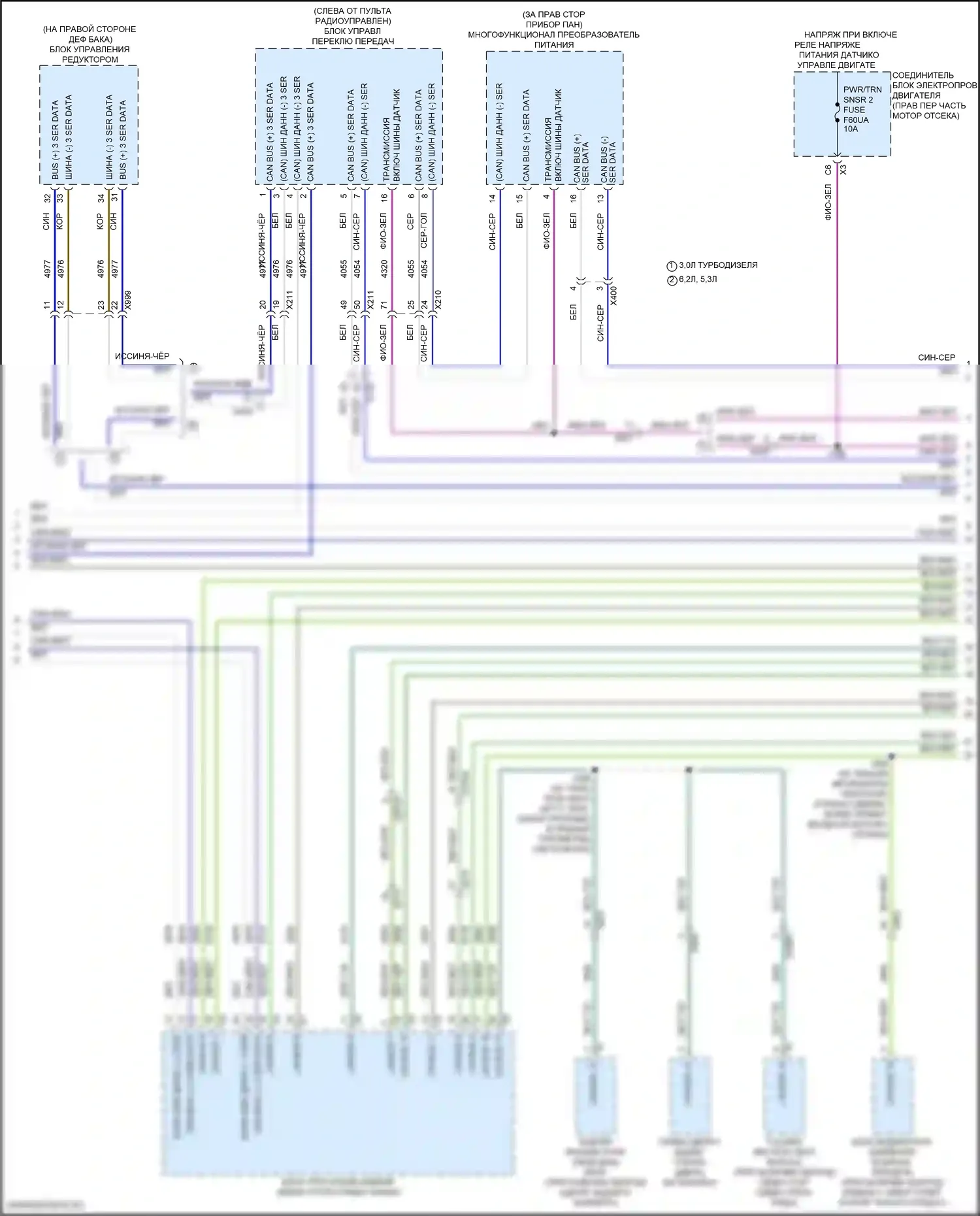 Tahoe Chevrolet V (2021-2024): Can шина электросхема (9 из 12) 
