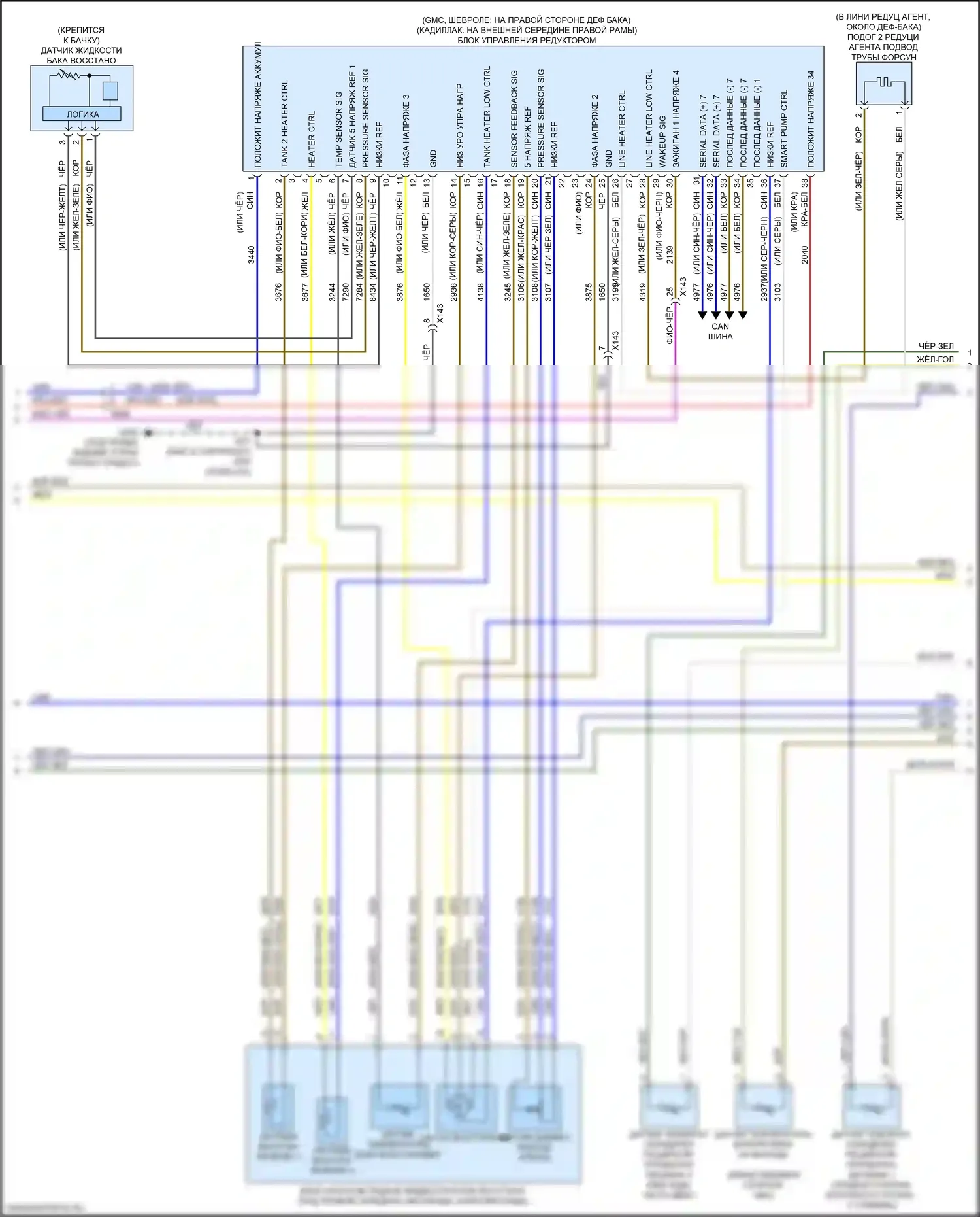 Tahoe Chevrolet V (2021-2024): Электросхема двигателя 3.0l vin t (8 из 9) 