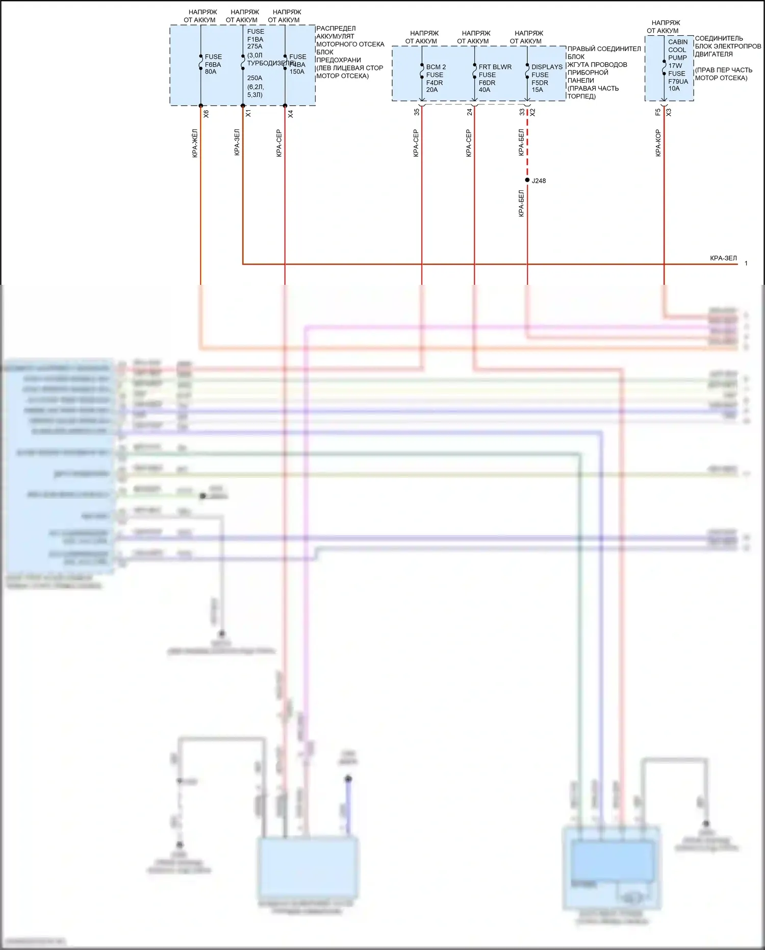 Tahoe Chevrolet V (2021-2024): Электросхема климат контроля (1 из 7) 