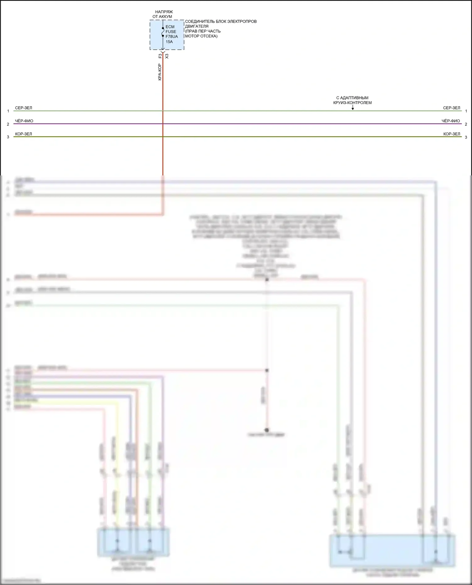 Tahoe Chevrolet V (2021-2024): Электросхема круиз-контроля (2 из 3) 