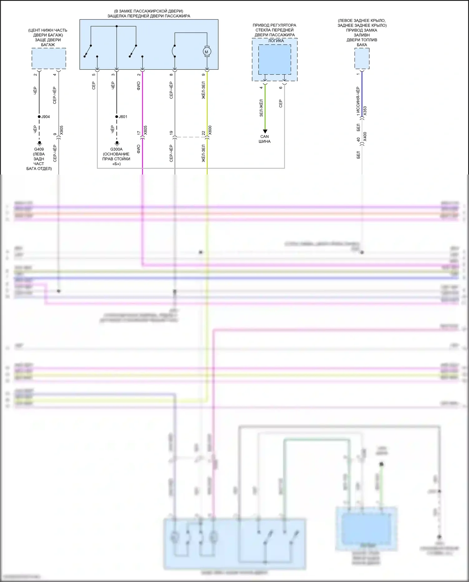 Tahoe Chevrolet V (2021-2024): Сигнализации электросхема (2 из 7) 
