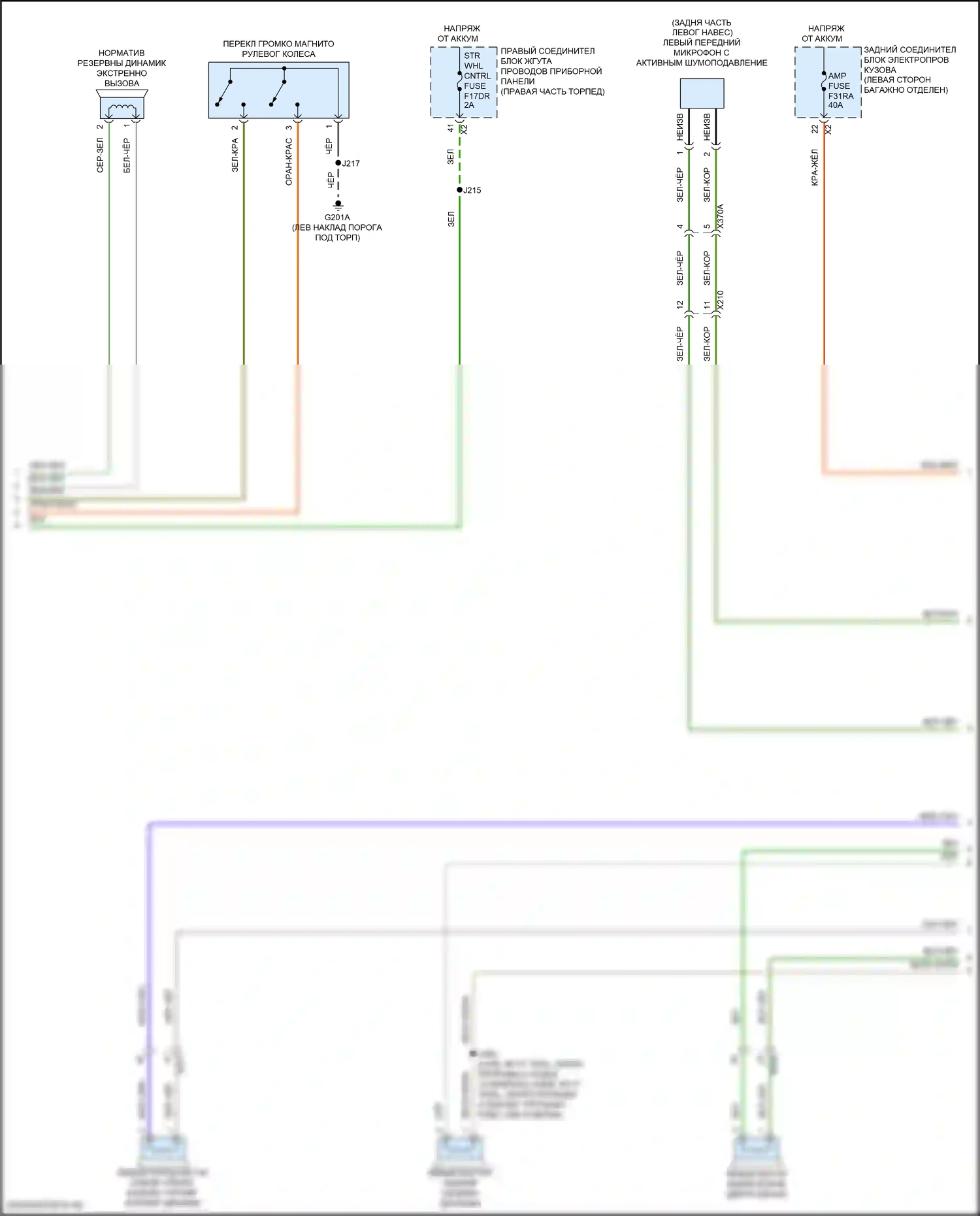 Tahoe Chevrolet V (2021-2024): Электросхема навигации, аудио премиум-класса среднего/высокого уровня с усилителем объемного звучания (3 из 4) 