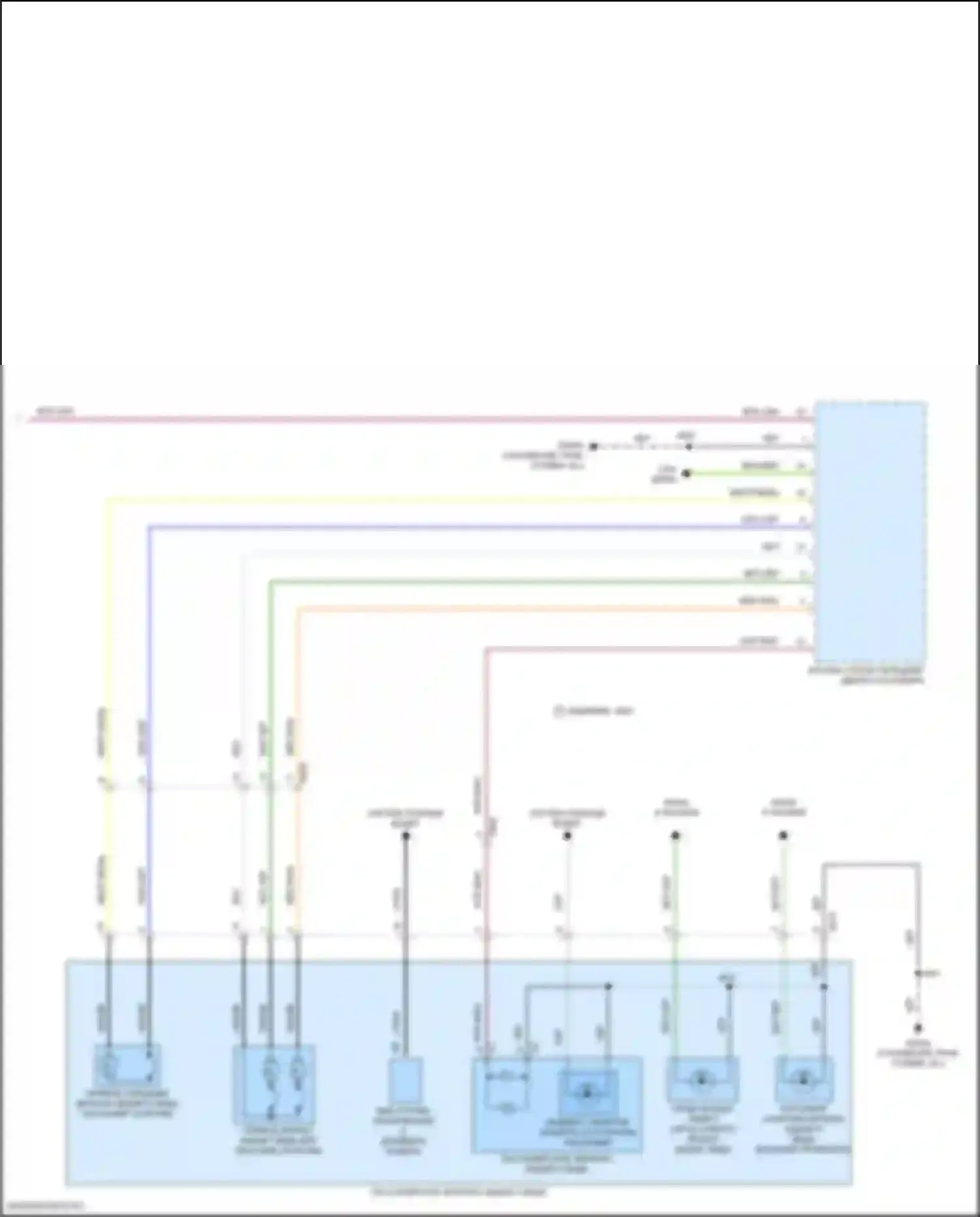 Tahoe Chevrolet V (2021-2024): Управление зеркалами заднего вида электросхема (2 из 2) 