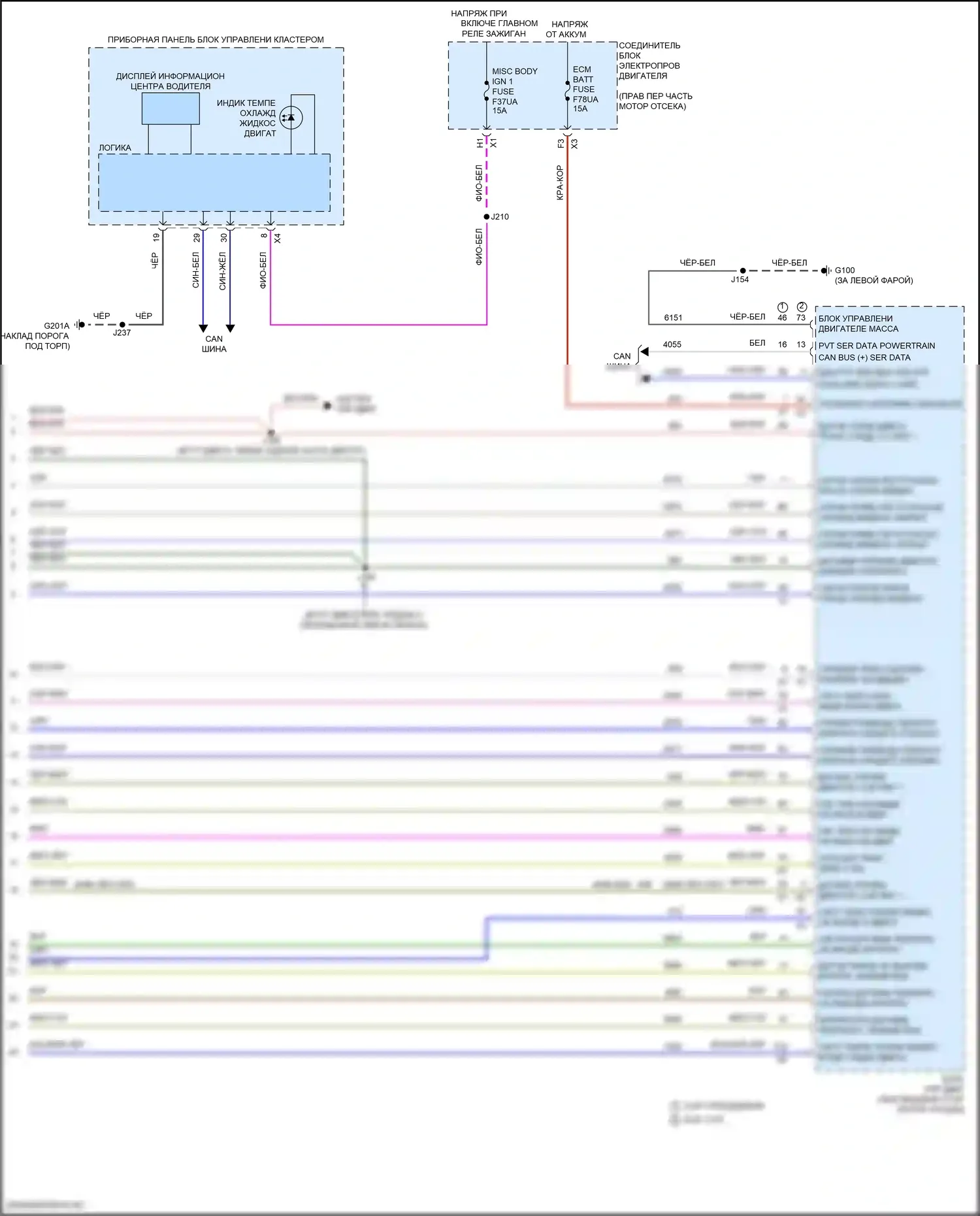 Tahoe Chevrolet V (2021-2024): Электросхема вентилятора охлаждения (4 из 4) 