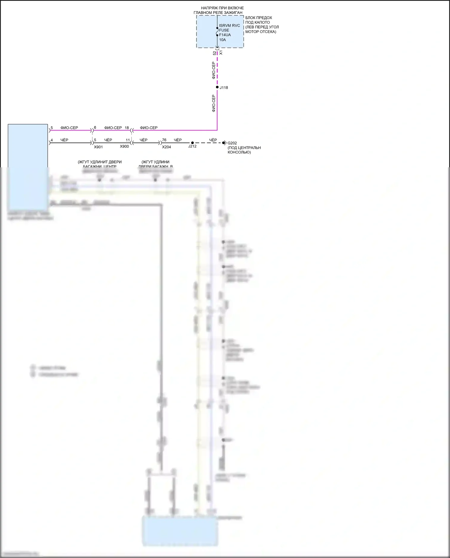 TrailBlazer Chevrolet III (2019-2024): Электросхема камеры заднего вида 