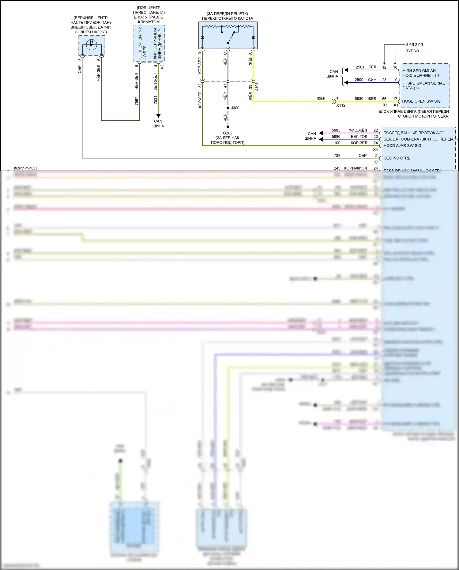 Traverse Chevrolet II (2017-2021): Электросхема защиты от взлома (5 из 5) 