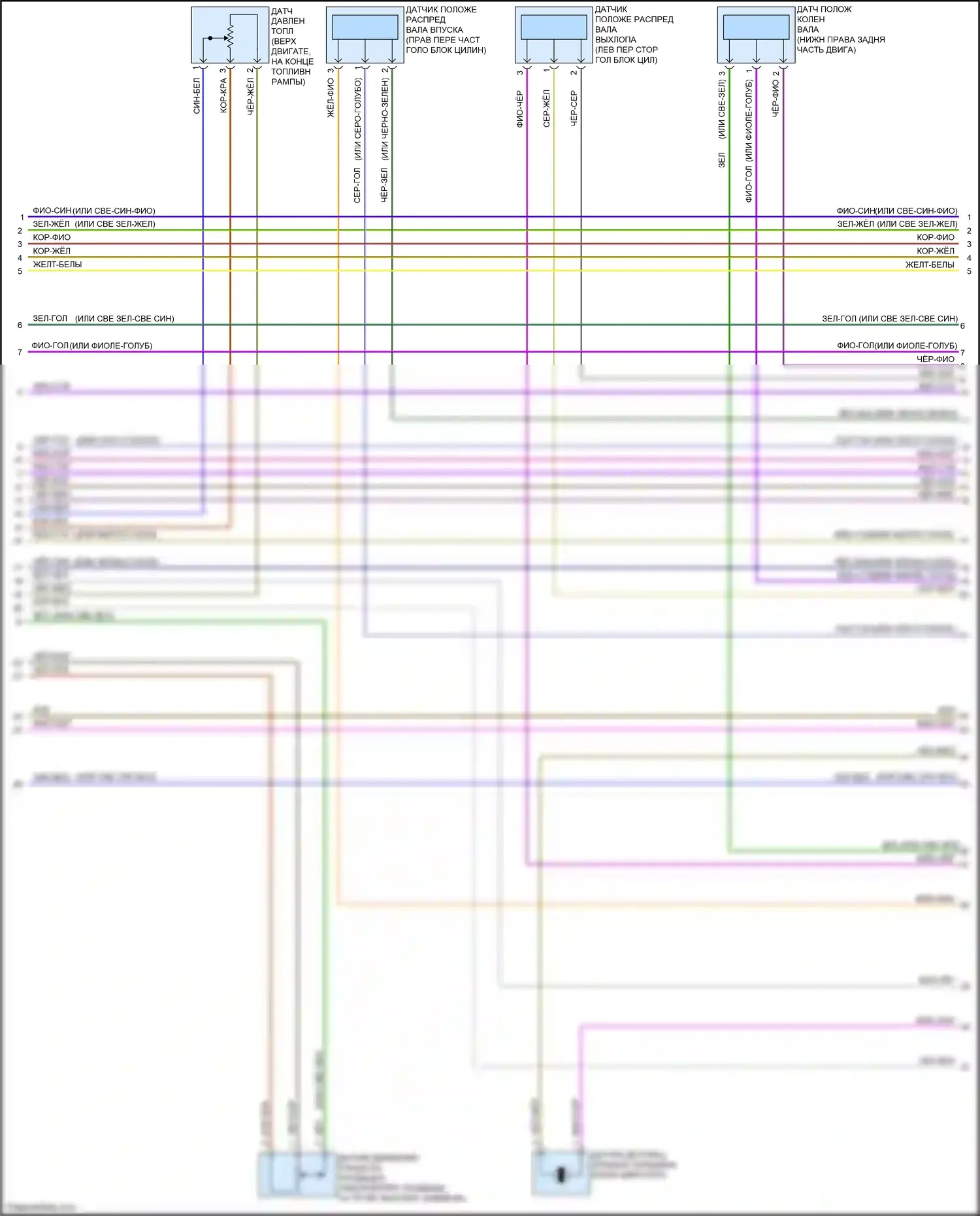Trax Chevrolet I (2013-2017): Электросхема двигателя 1.4l vin b (5 из 6) 