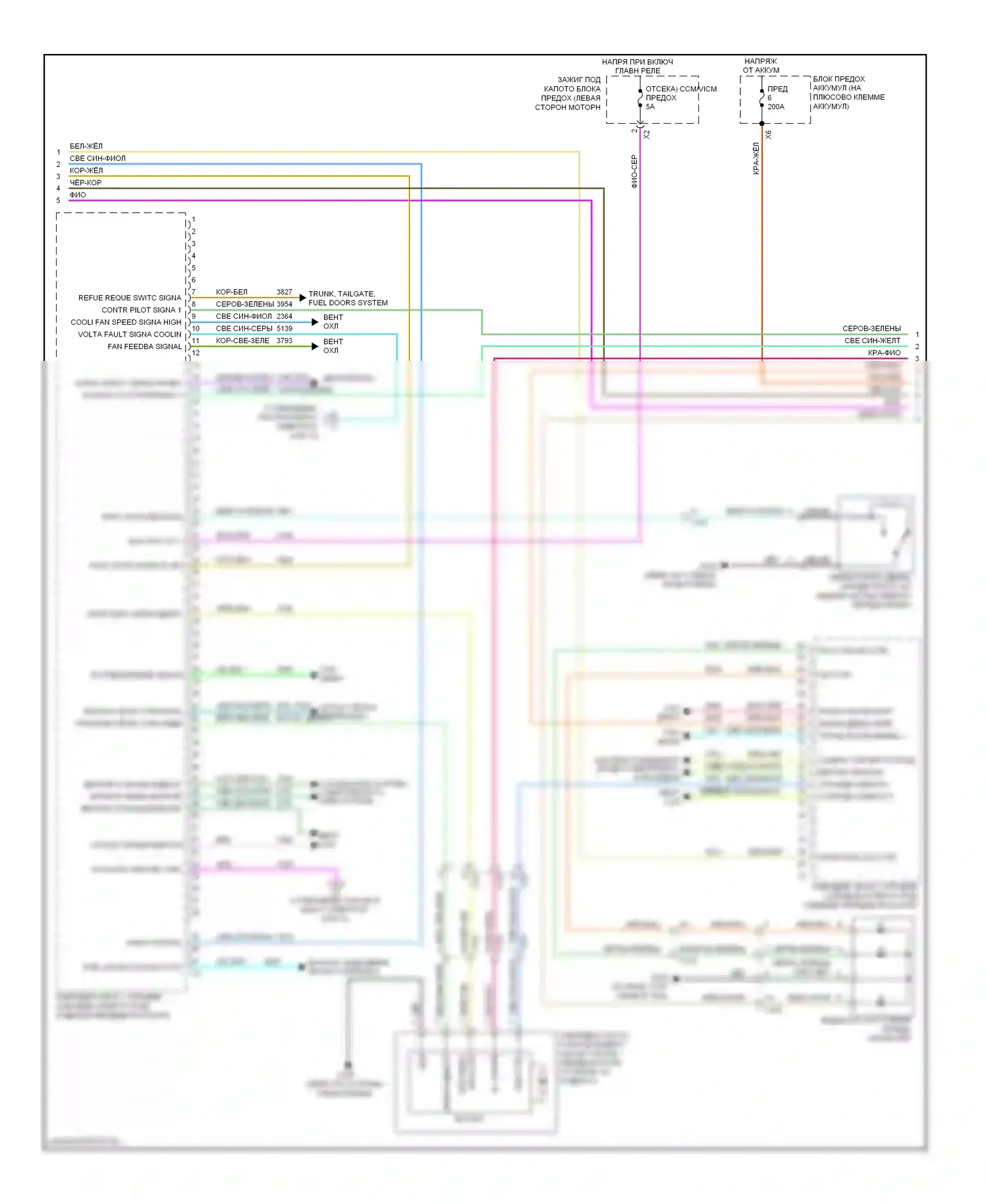 Volt Chevrolet I (2010-2015): Электросхема двигателя 1.4l vin 4, электросхема гибридной системы (4 из 13) 