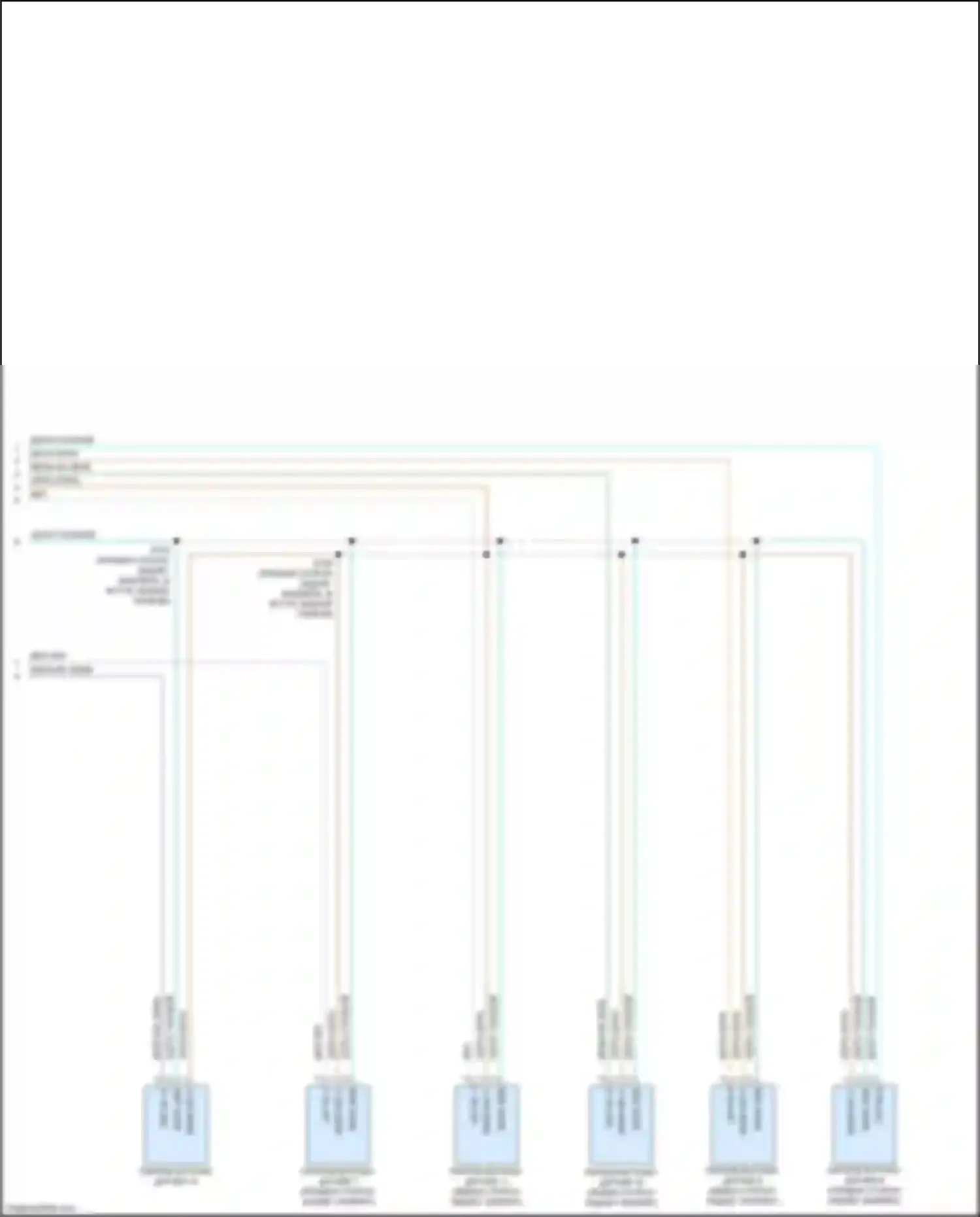 200 Chrysler II (2014-2016): Электросхема парктроника (2 из 2) 