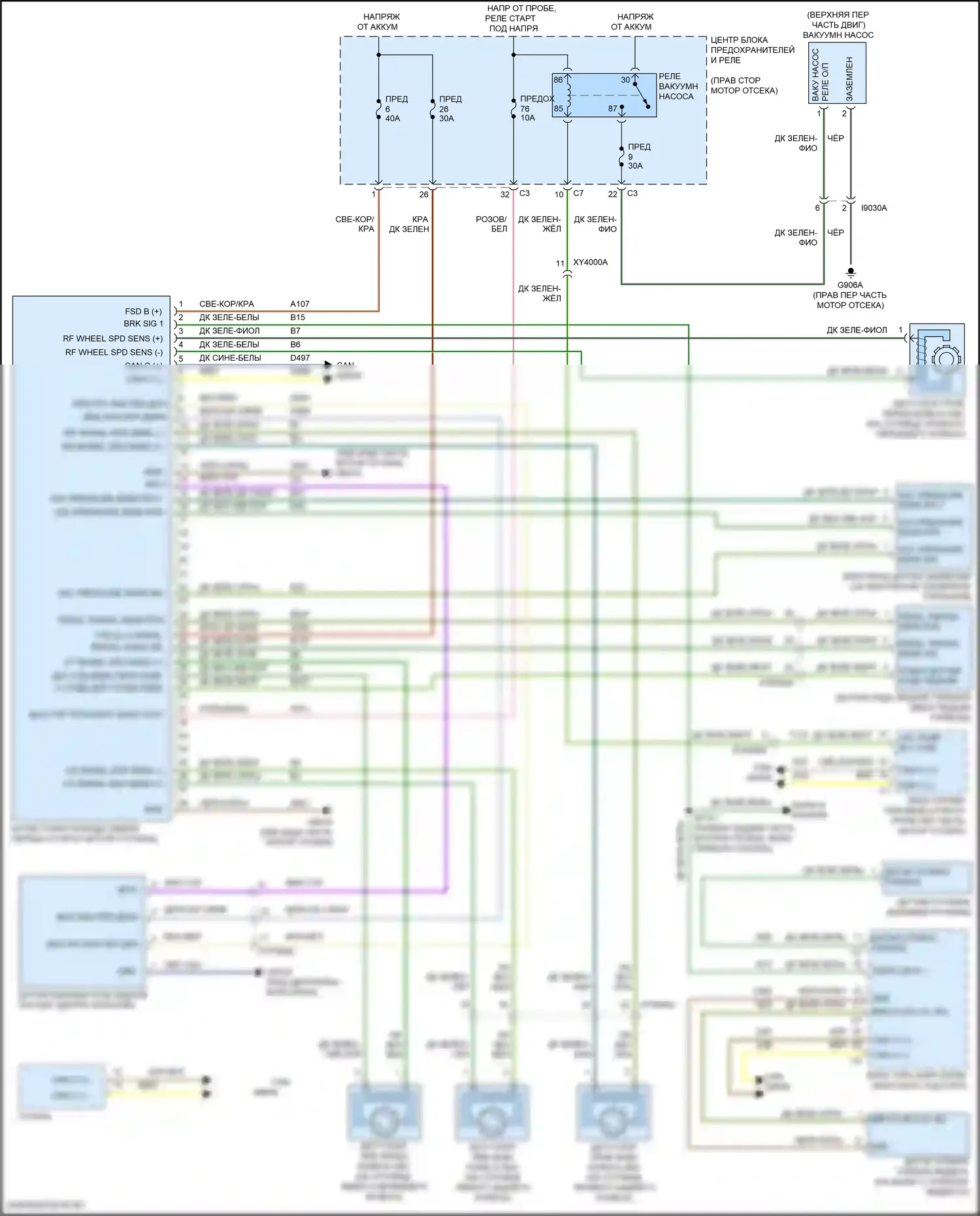 Durango SRT Dodge III рестайлинг 2 (2020-2024): Антиблокировочная система abs электросхема, srt 