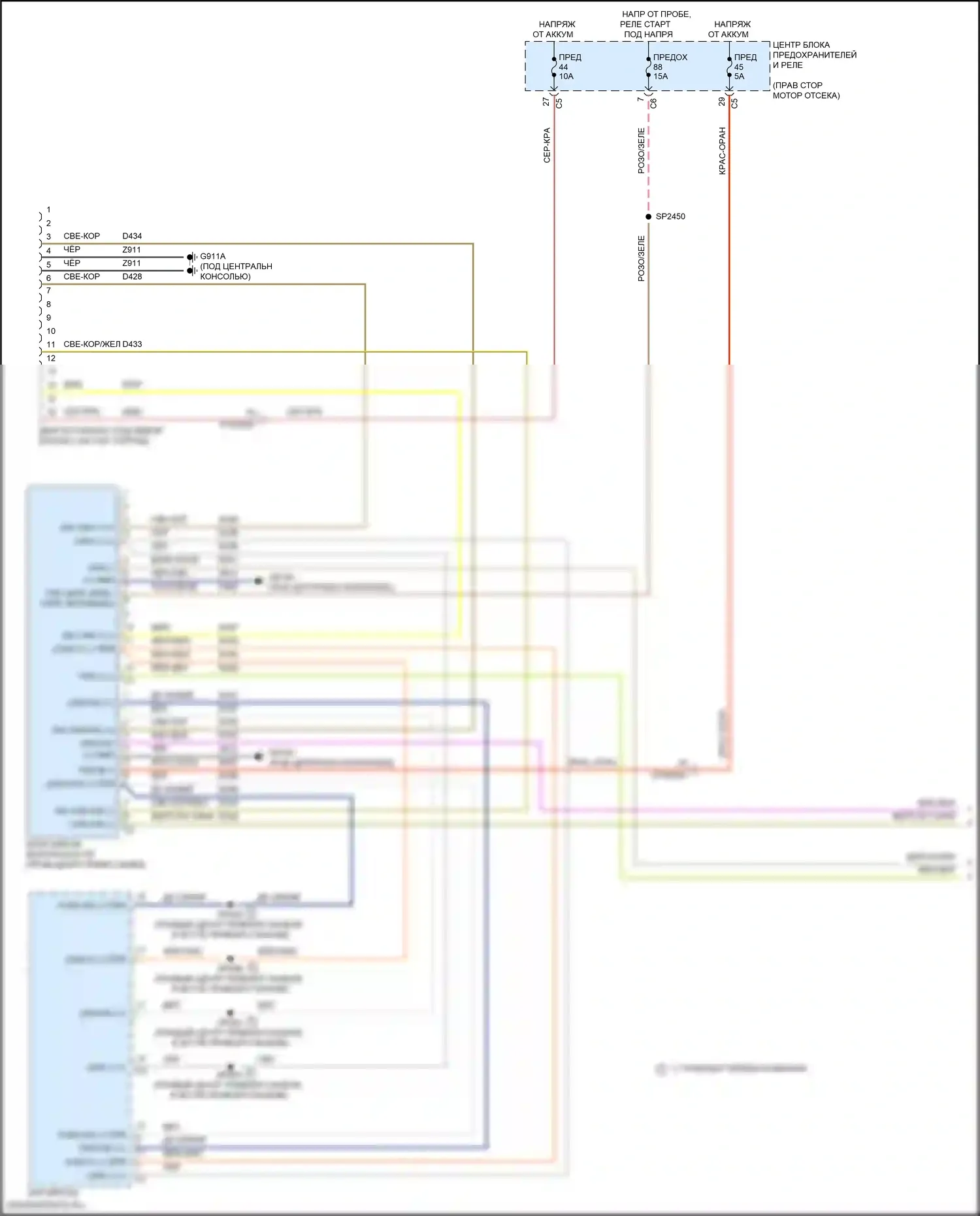 Durango SRT Dodge III рестайлинг 2 (2020-2024): Can шина электросхема (1 из 5) 