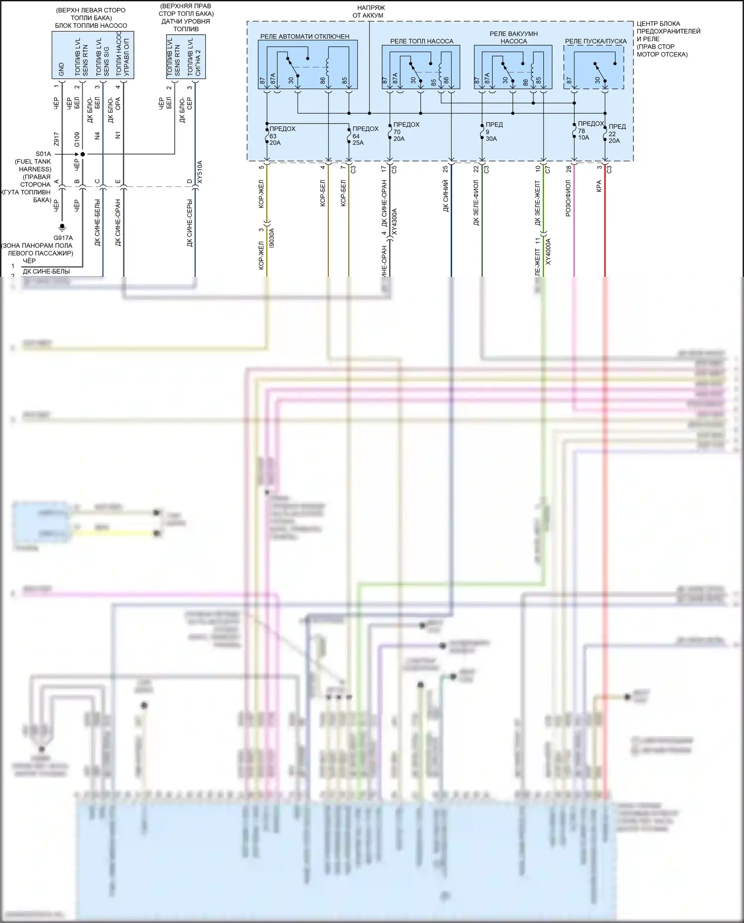 Durango SRT Dodge III рестайлинг 2 (2020-2024): Электросхема двигателя 3.6л (5 из 6) 