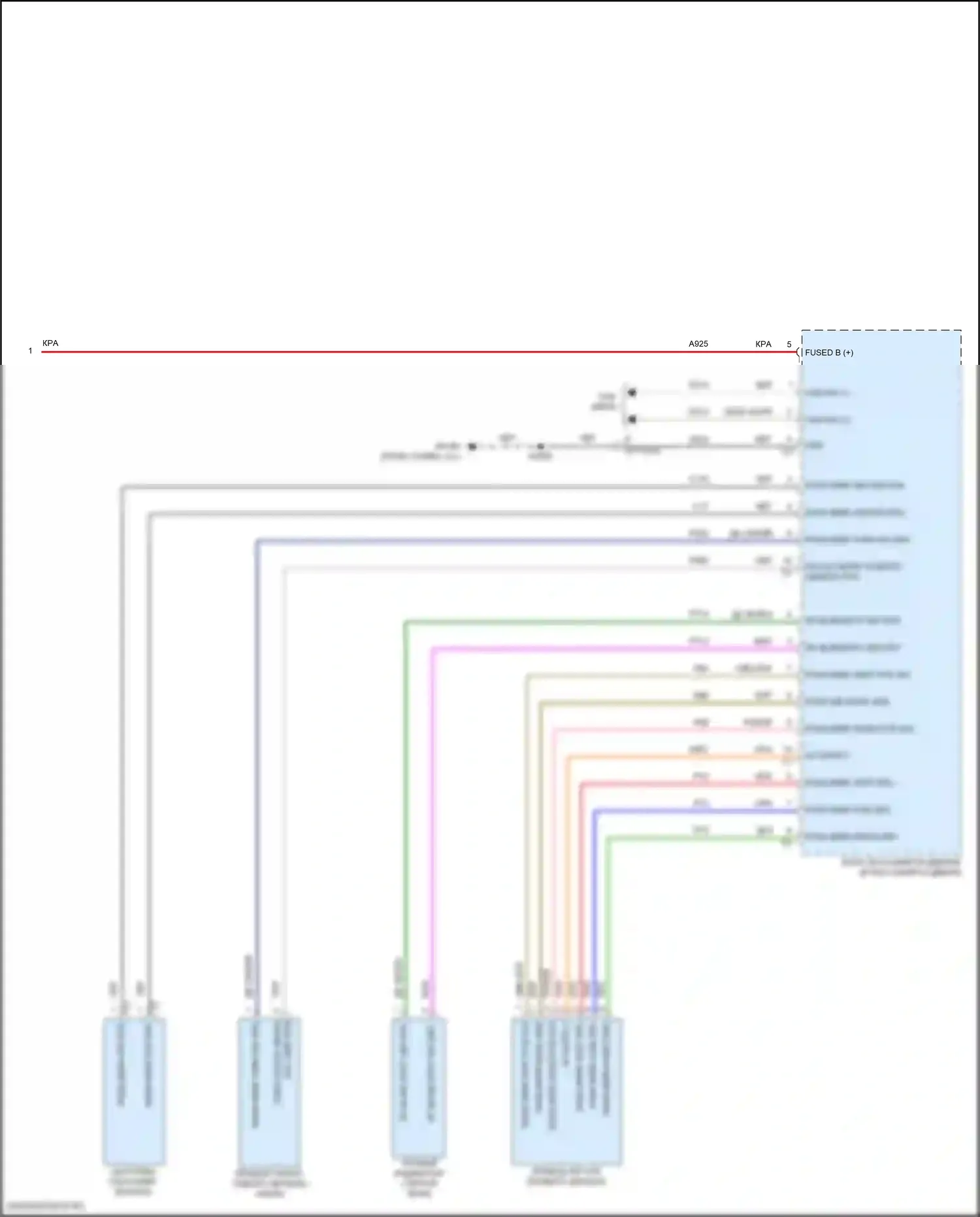 Durango SRT Dodge III рестайлинг 2 (2020-2024): Электросхема памяти зеркал (2 из 2) 