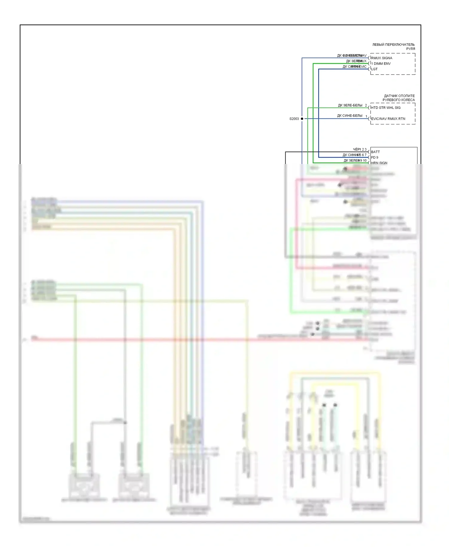 Durango Dodge III (2010-2013): Электросхема круиз-контроля (2 из 2) 