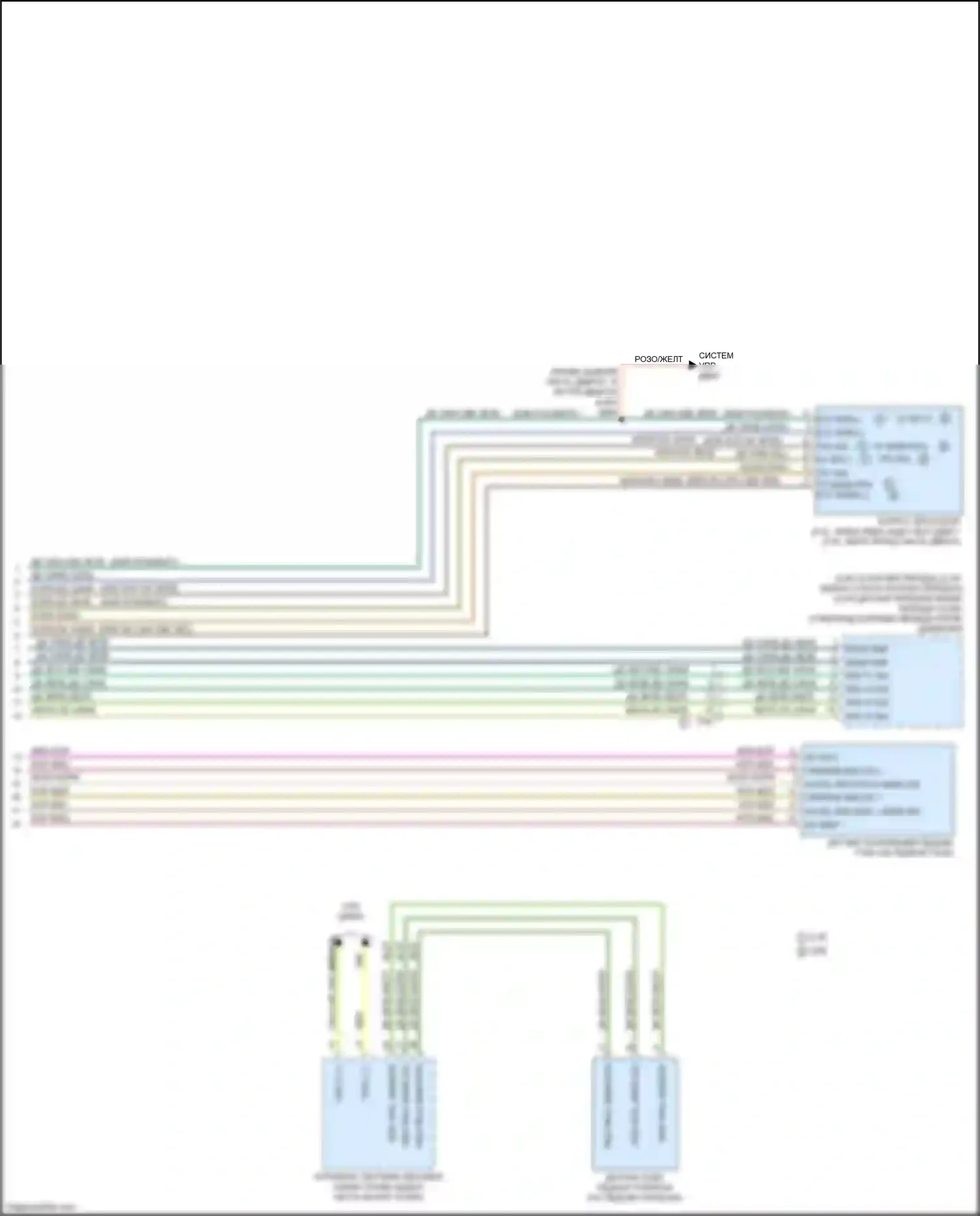 Journey Dodge I рестайлинг (2011-2020): Электросхема круиз-контроля (2 из 2) 