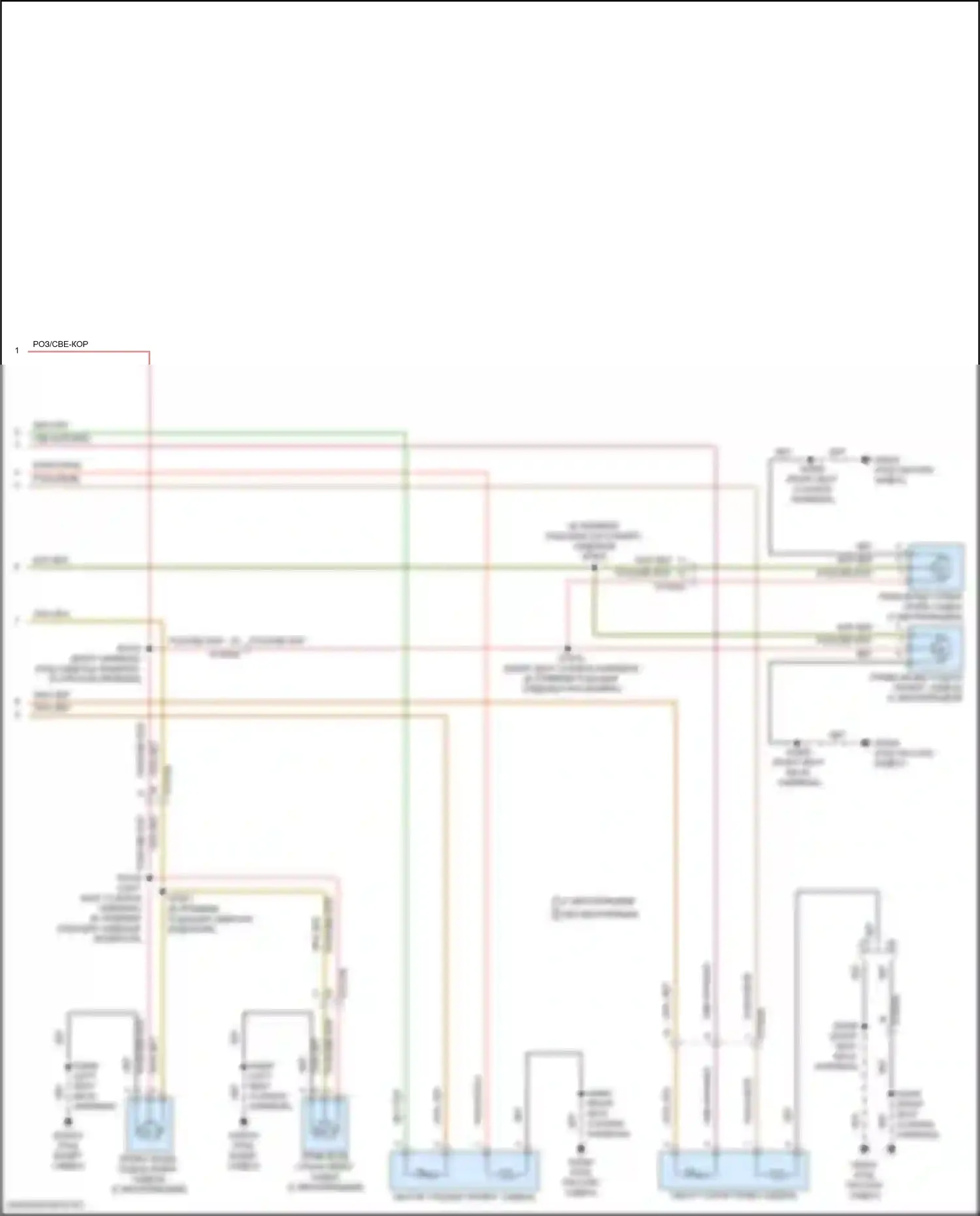 Ram Dodge V (2018-2024): Электросхема передних обогреваемых сидений (2 из 2) 