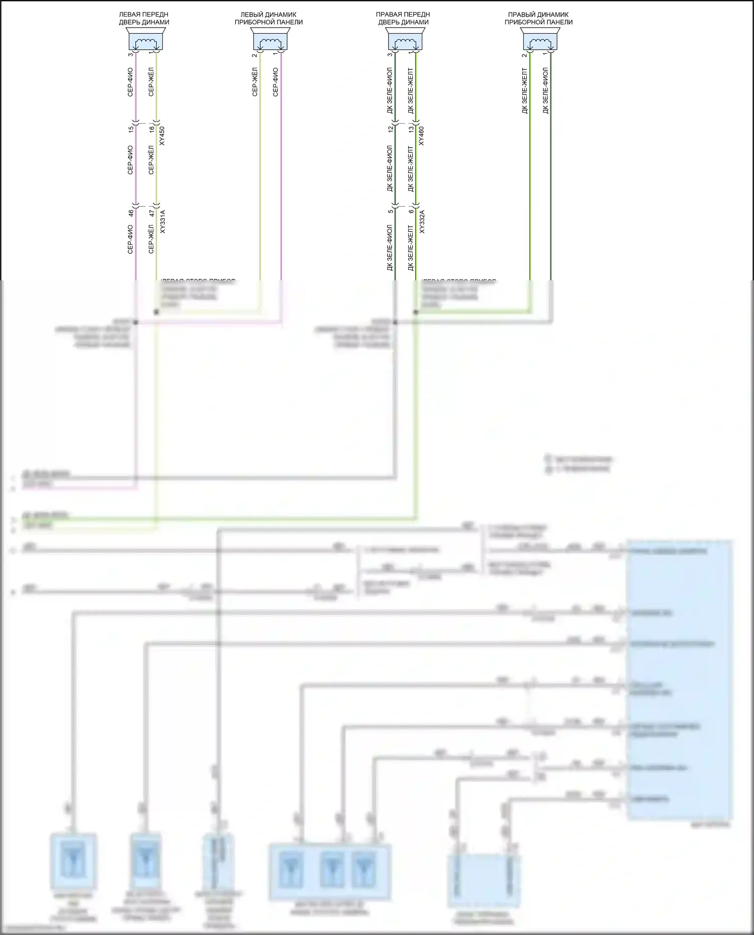 Ram Dodge V (2018-2024): Электросхема навигации, база (3 из 3) 