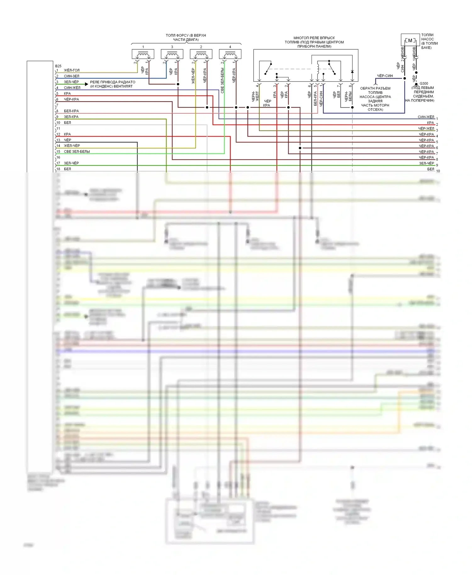 Summit Eagle I (1989-1996): Электросхема двигателя 1.5ls (1 из 2) 