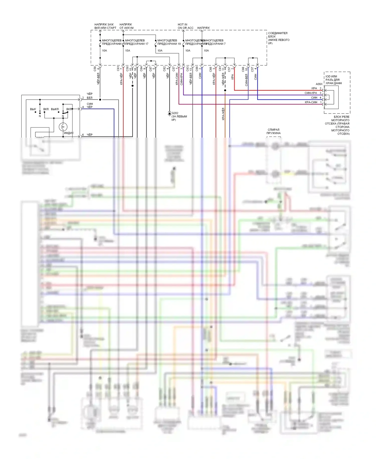 Summit Eagle I (1989-1996): Электросхема круиз-контроля 