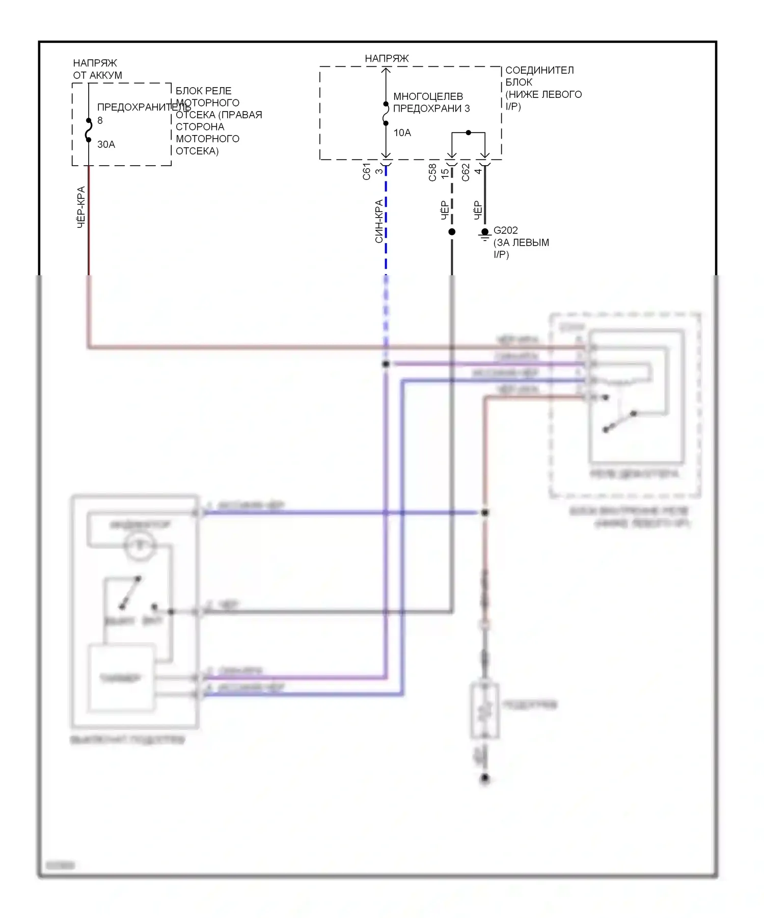 Summit Eagle I (1989-1996): Электросхема подогрева 