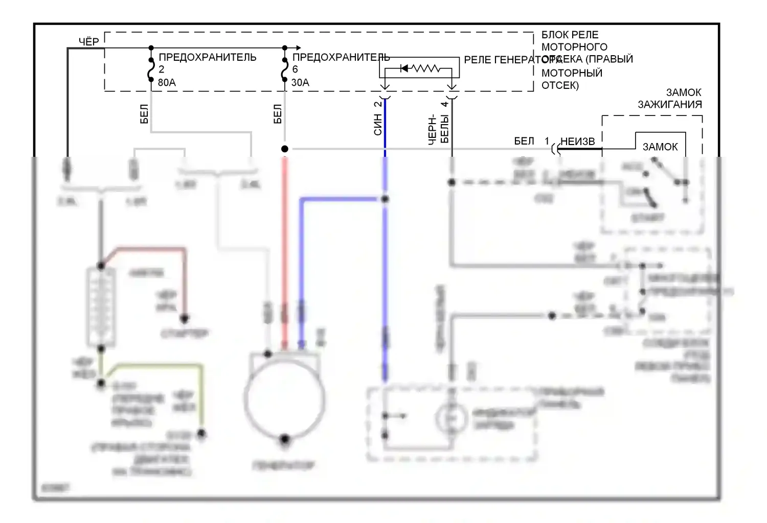 Summit Eagle I (1989-1996): Электросхема генератора 