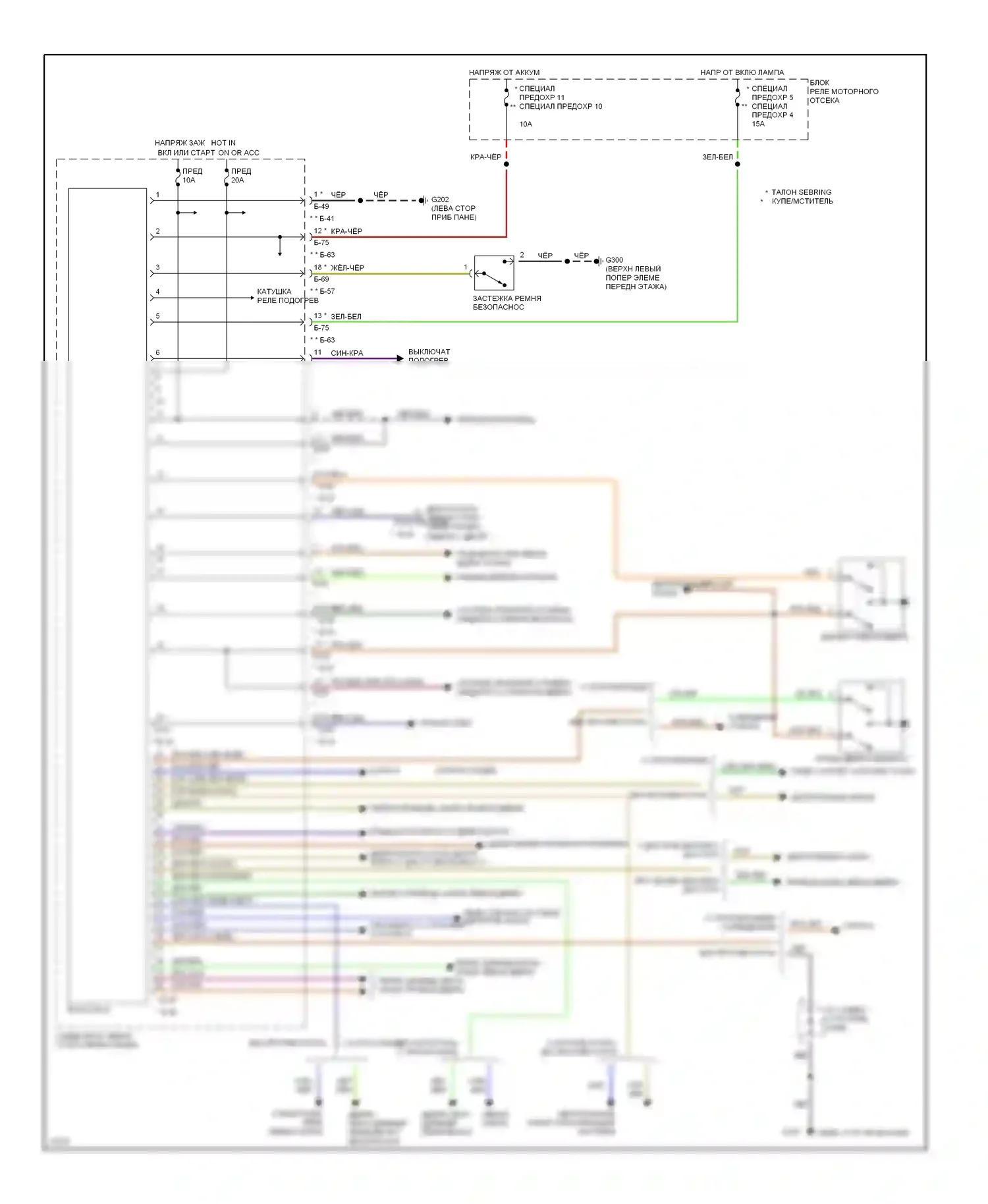 Talon Eagle II (1994-1999): Электросхемы компьютера тела 