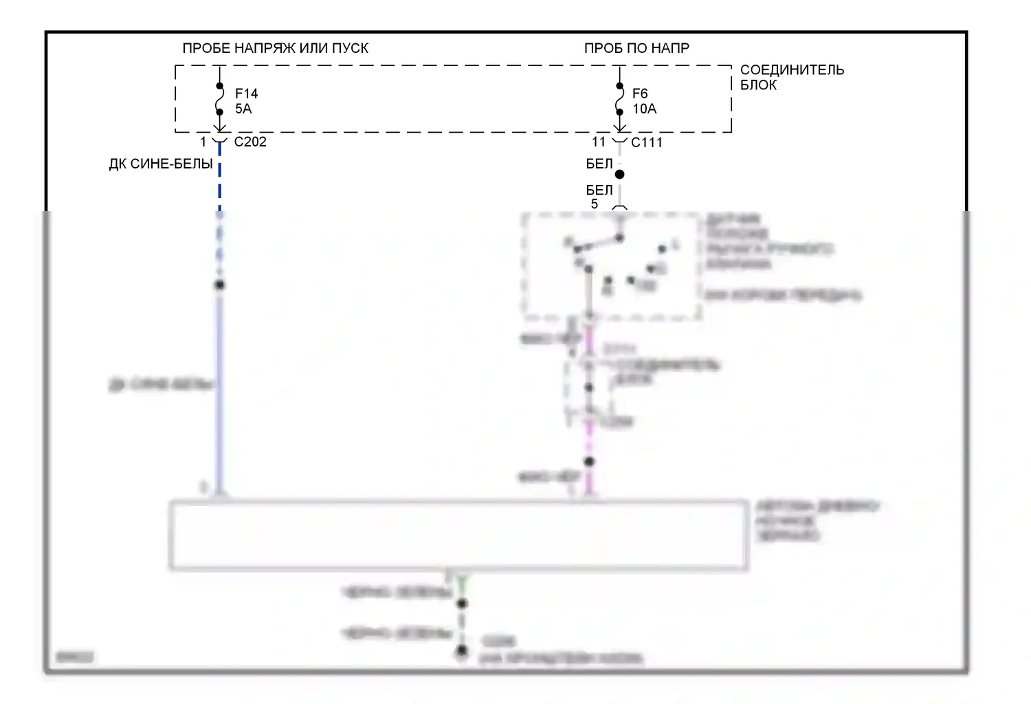 Vision Eagle I (1992-1997): Электросхема фотохромного зеркала 