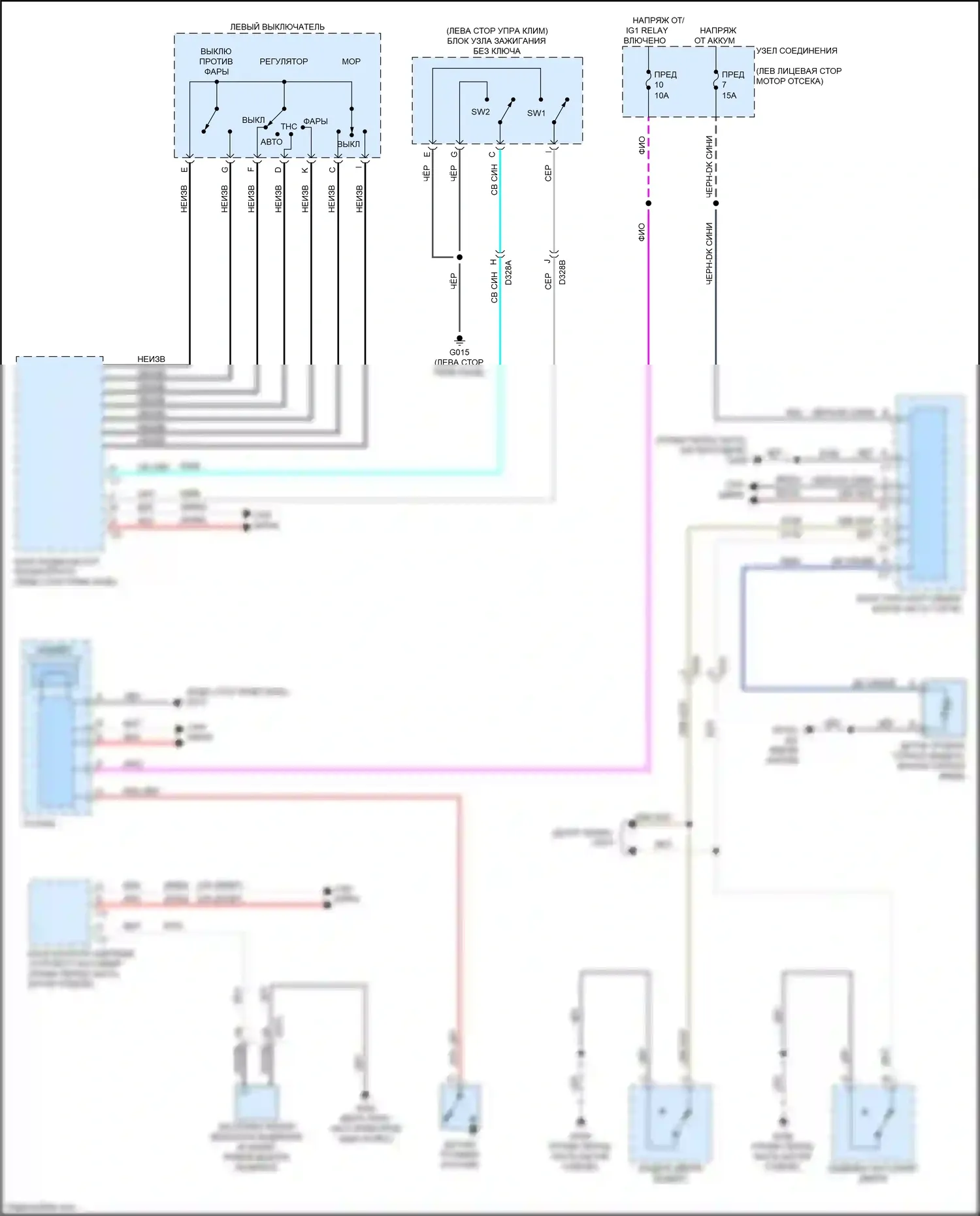 124 Spider FIAT I (2016-2020): Электросхема утора 