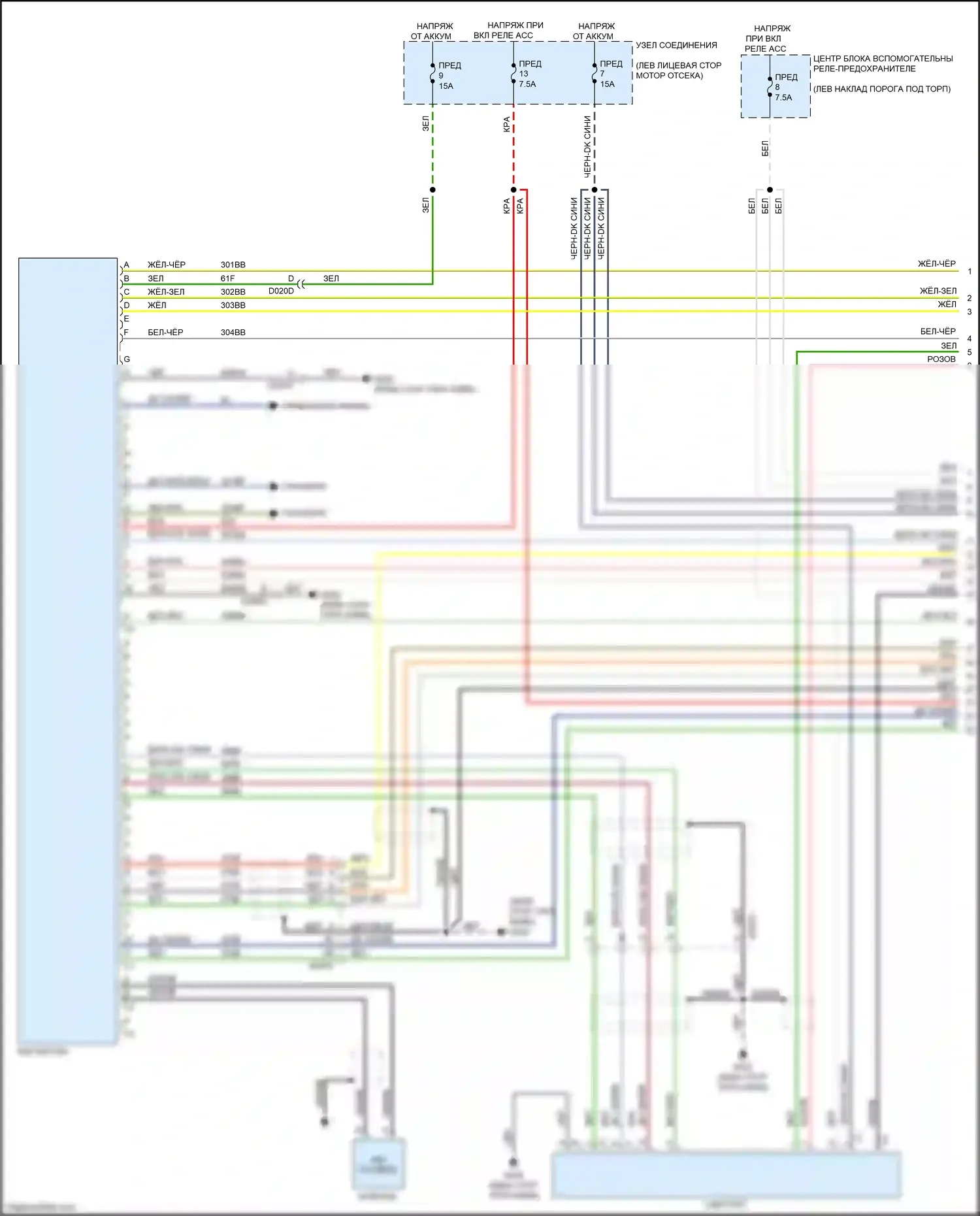 124 Spider FIAT I (2016-2020): Электросхема навигации, премиум (1 из 3) 