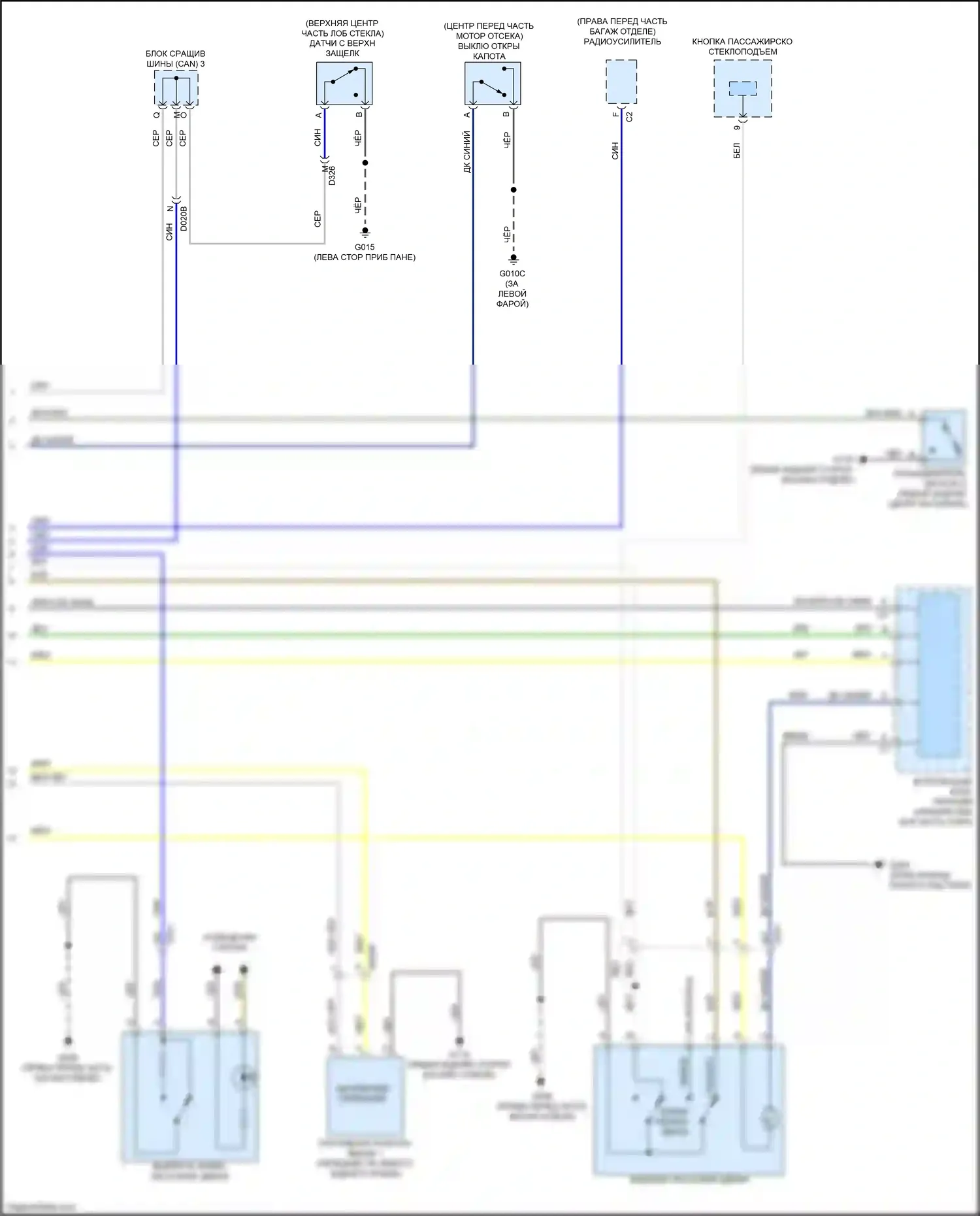 124 Spider FIAT I (2016-2020): Электросхема центрального замка, премиум (3 из 3) 