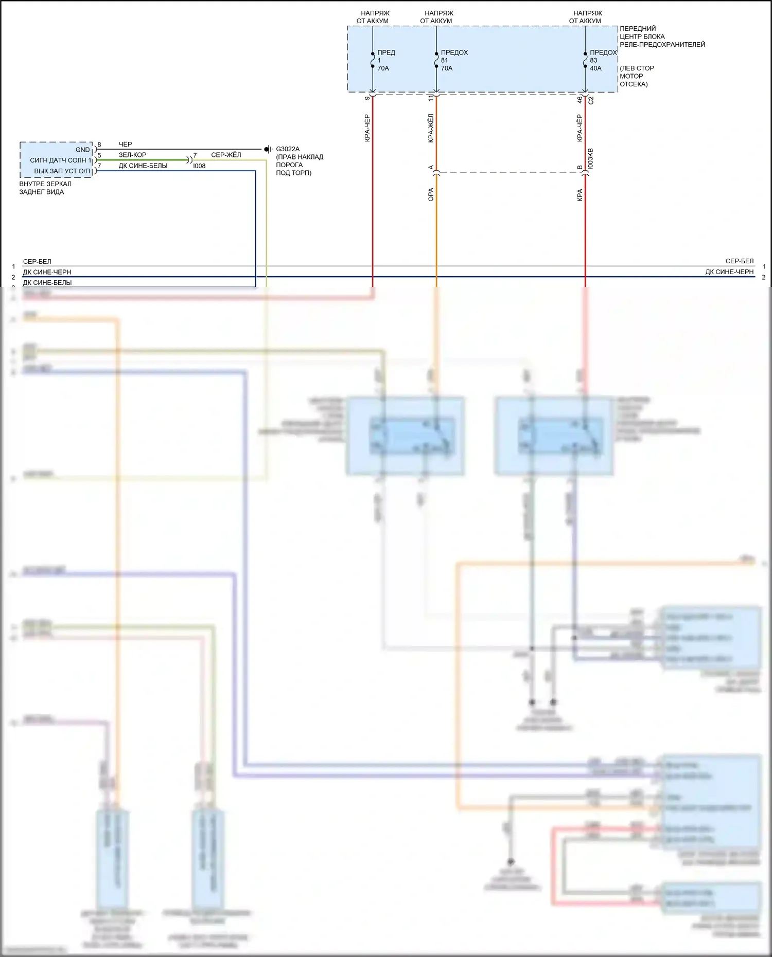 500L FIAT I рестайлинг (2017-2024): Электросхема климат контроля (2 из 3) 