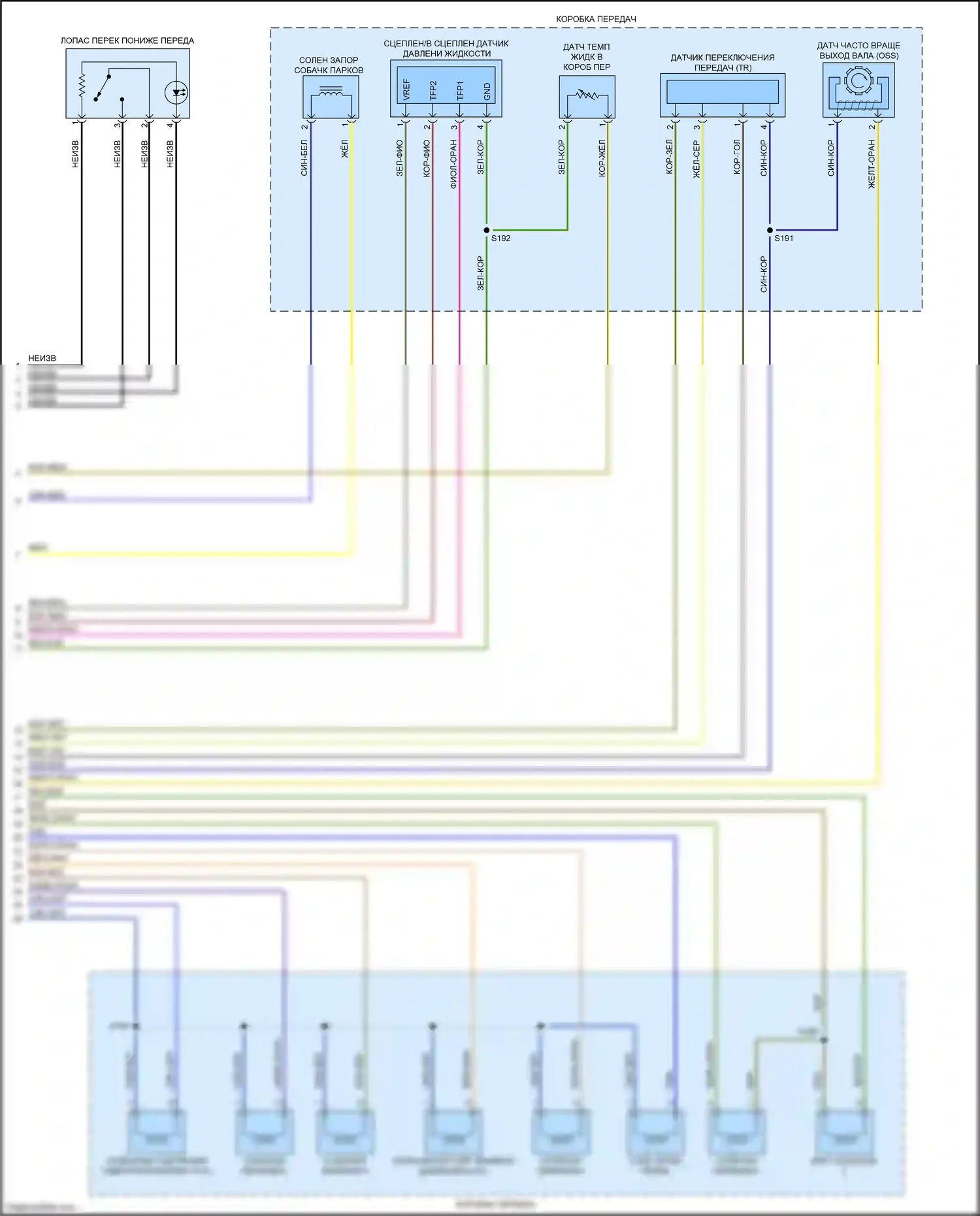 Bronco Sport Ford I (2020-2024): Электросхема автоматической коробки передач (3 из 3) 